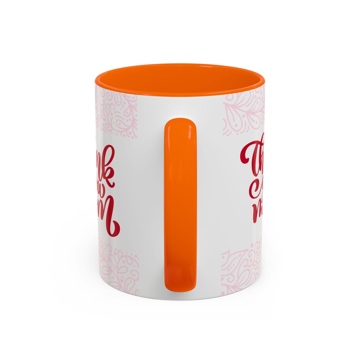 Thank You Mom Accent Coffee Mug - Perfect Gift for Mother's Day