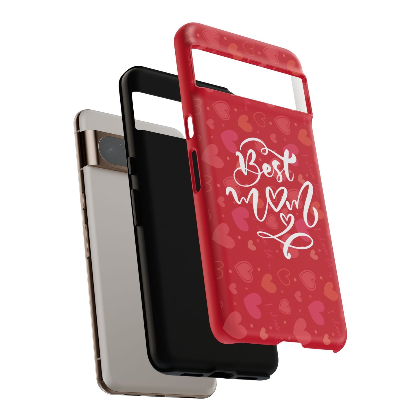 Best Mom Heart Phone Case - Tough and Stylish