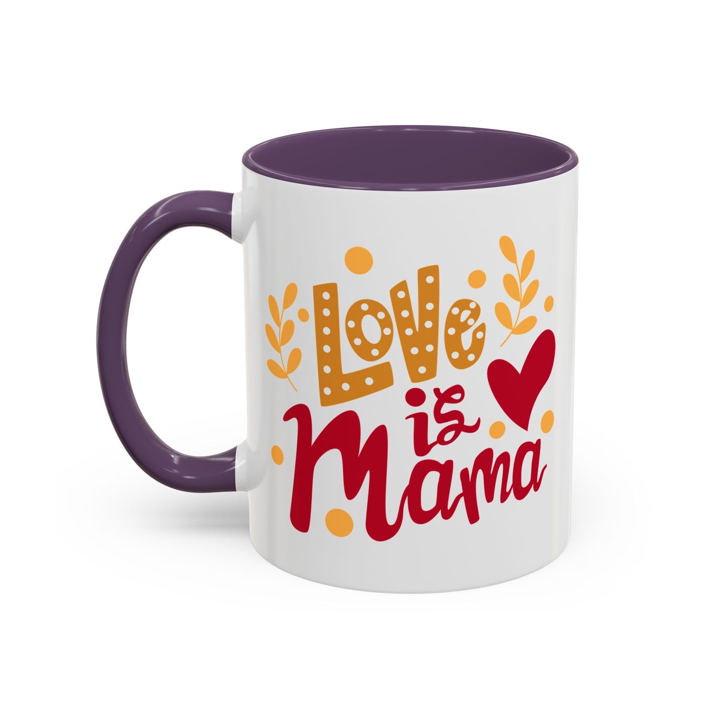Thanks Mom Accent Coffee Mug - 11oz & 15oz - Perfect Gift for Mother's Day & Every Day