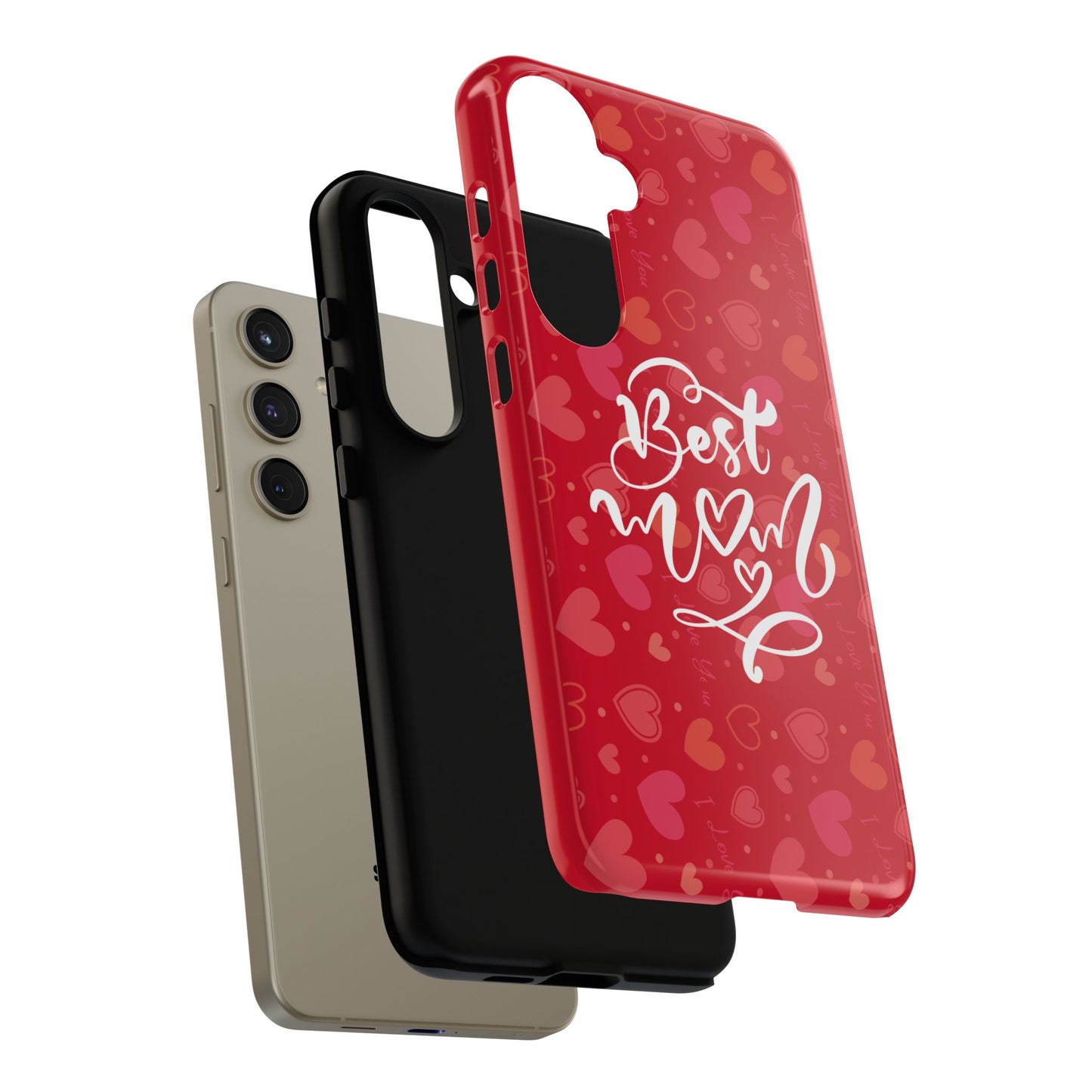 Best Mom Heart Phone Case - Tough and Stylish