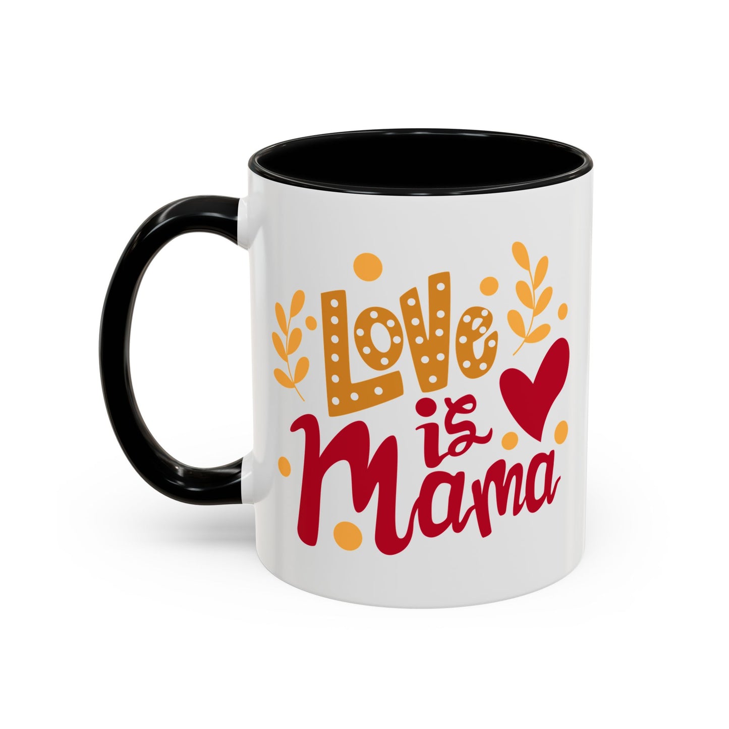 Thanks Mom Accent Coffee Mug - 11oz & 15oz - Perfect Gift for Mother's Day & Every Day