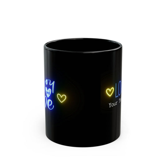Customized Love Mug, Perfect Gift for Couples, Personalized Coffee Cup, Unique Valentines Day Present, Heartwarming Drinkware
