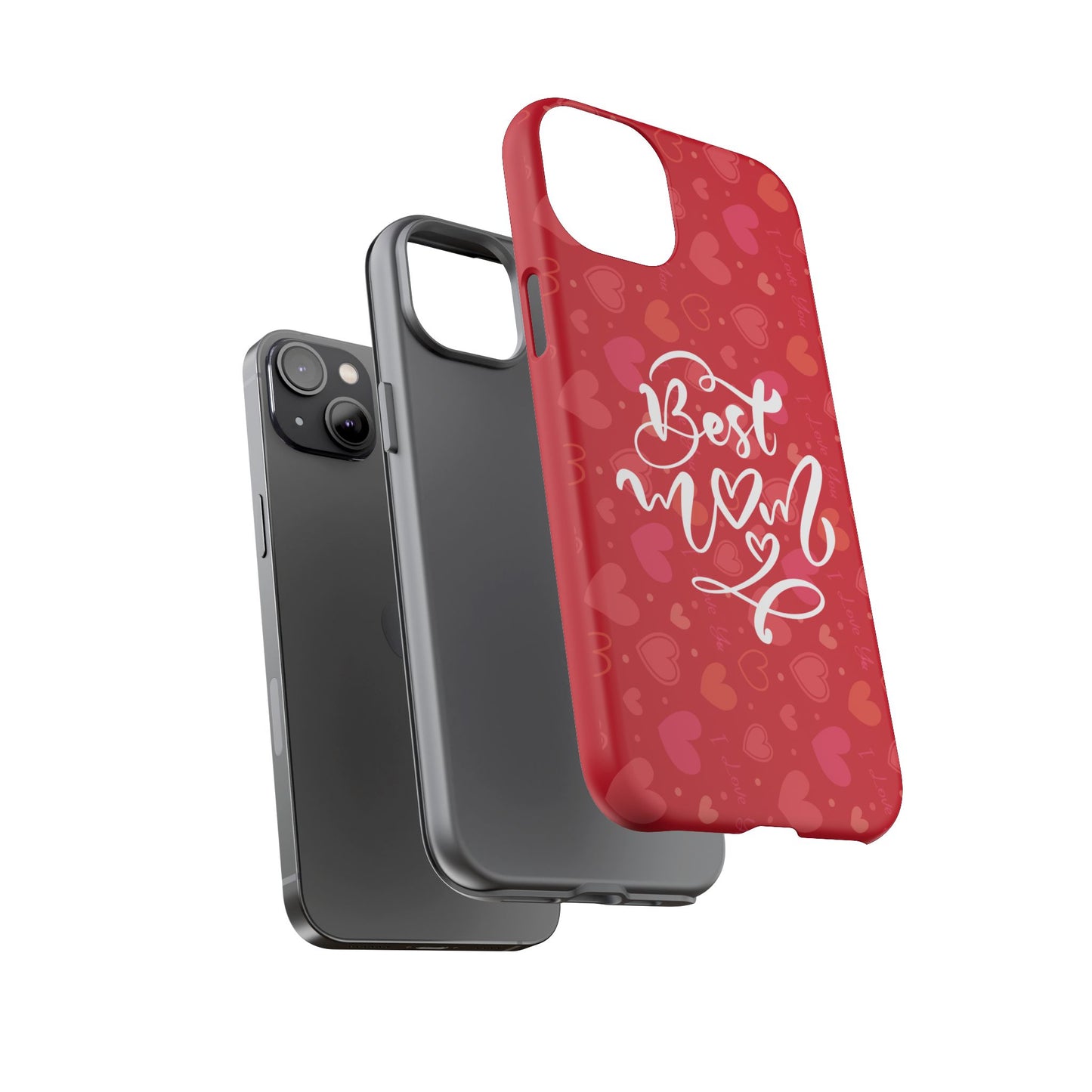 Best Mom Heart Phone Case - Tough and Stylish
