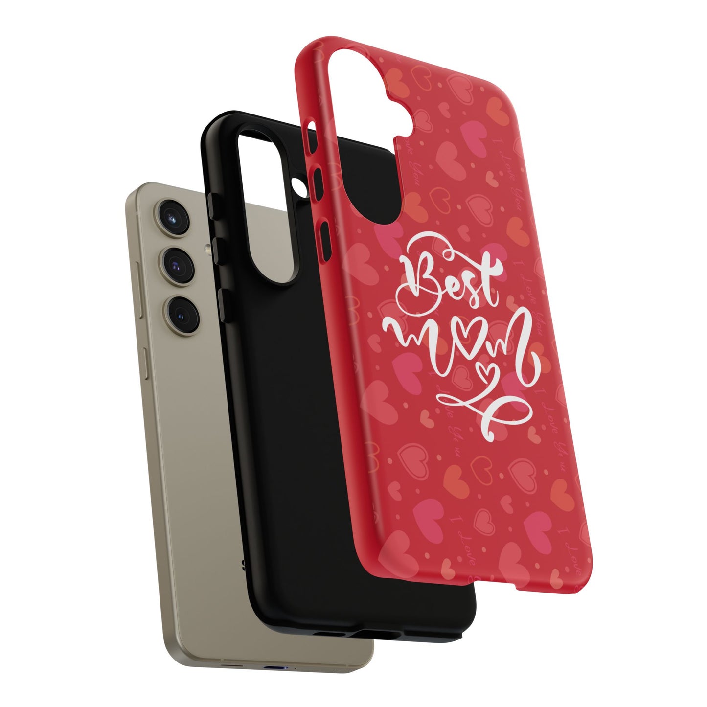 Best Mom Heart Phone Case - Tough and Stylish