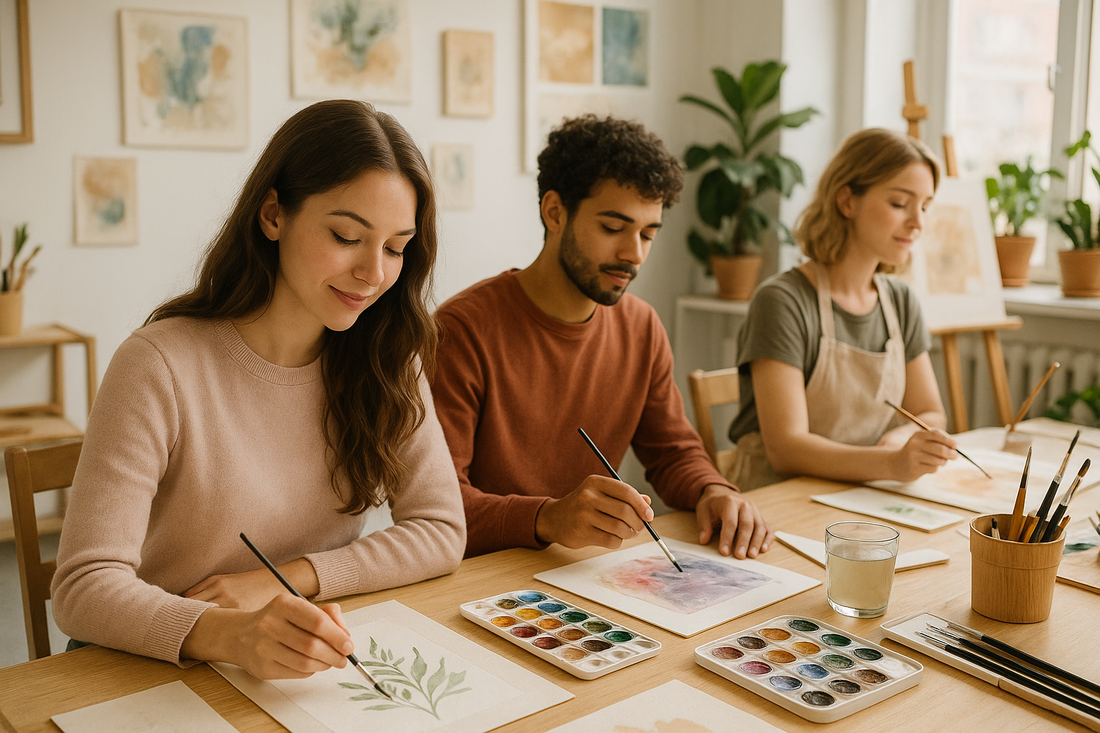 Calming Before Creating: Preparing Your Space for Stress Relief Through Art