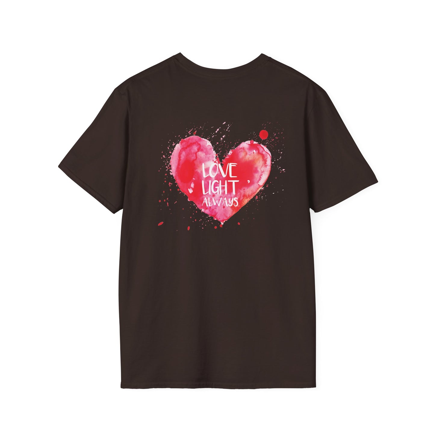 Personalized Birthday Love Heart Unisex T-Shirt – Softstyle Tee with Custom Name