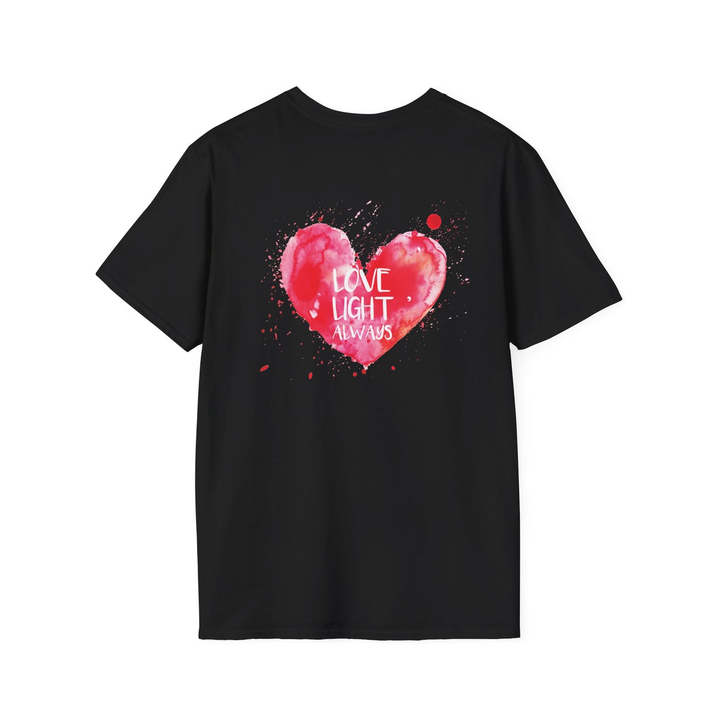 Personalized Birthday Love Heart Unisex T-Shirt – Softstyle Tee with Custom Name