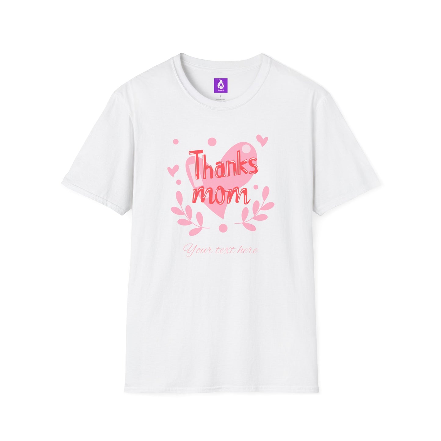 Thanks Mom Super Mom Unisex Softstyle T-Shirt - Perfect Gift for Mother's Day