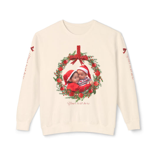 Personalized Hand-Designed Crewneck Sweatshirt – Custom Art, Image & Text by Gava Studio