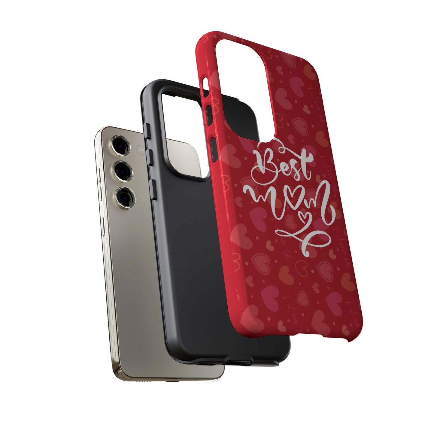 Best Mom Heart Phone Case - Tough and Stylish