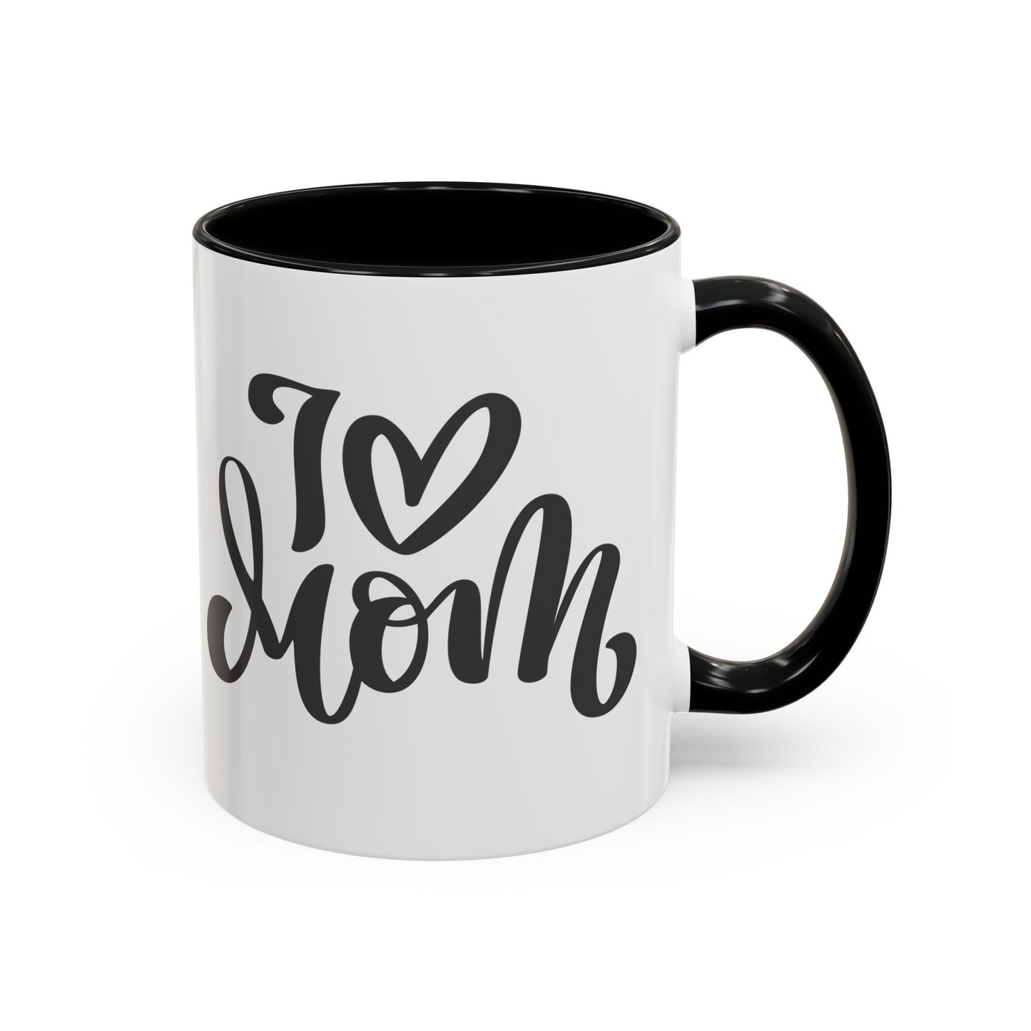 Heartfelt Mom Accent Coffee Mug – 11 & 15oz
