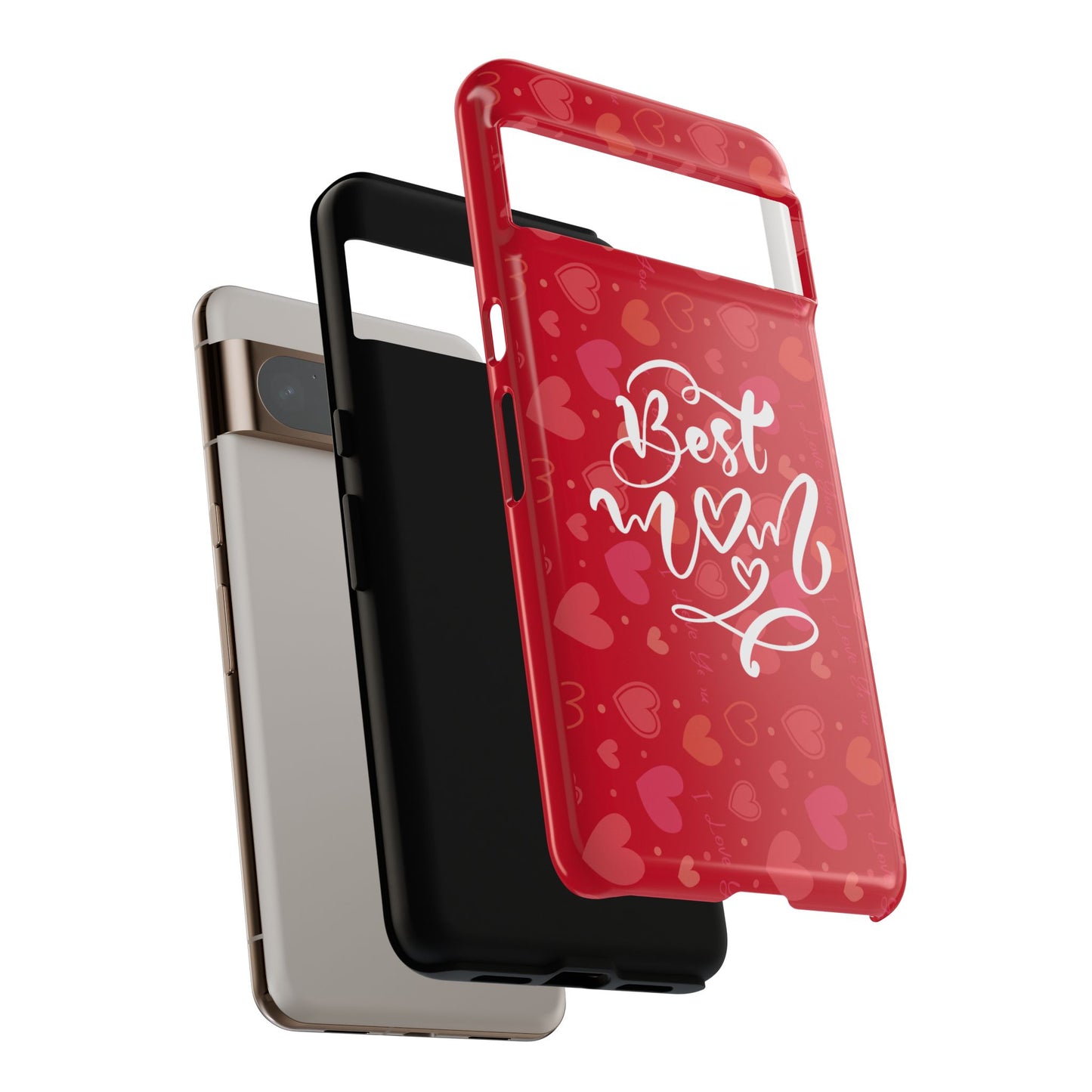 Best Mom Heart Phone Case - Tough and Stylish