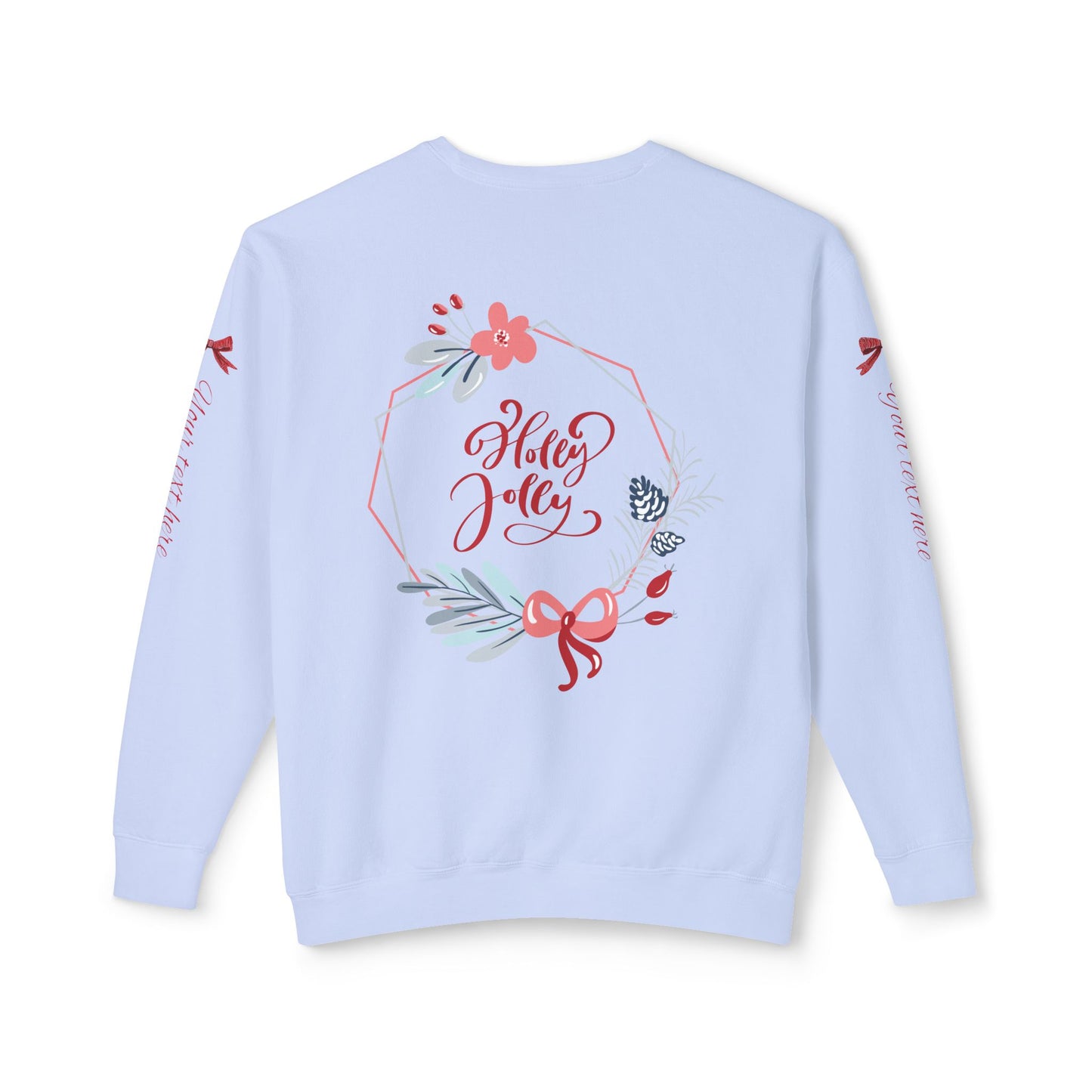 Personalized Hand-Designed Crewneck Sweatshirt – Custom Art, Image & Text by Gava Studio