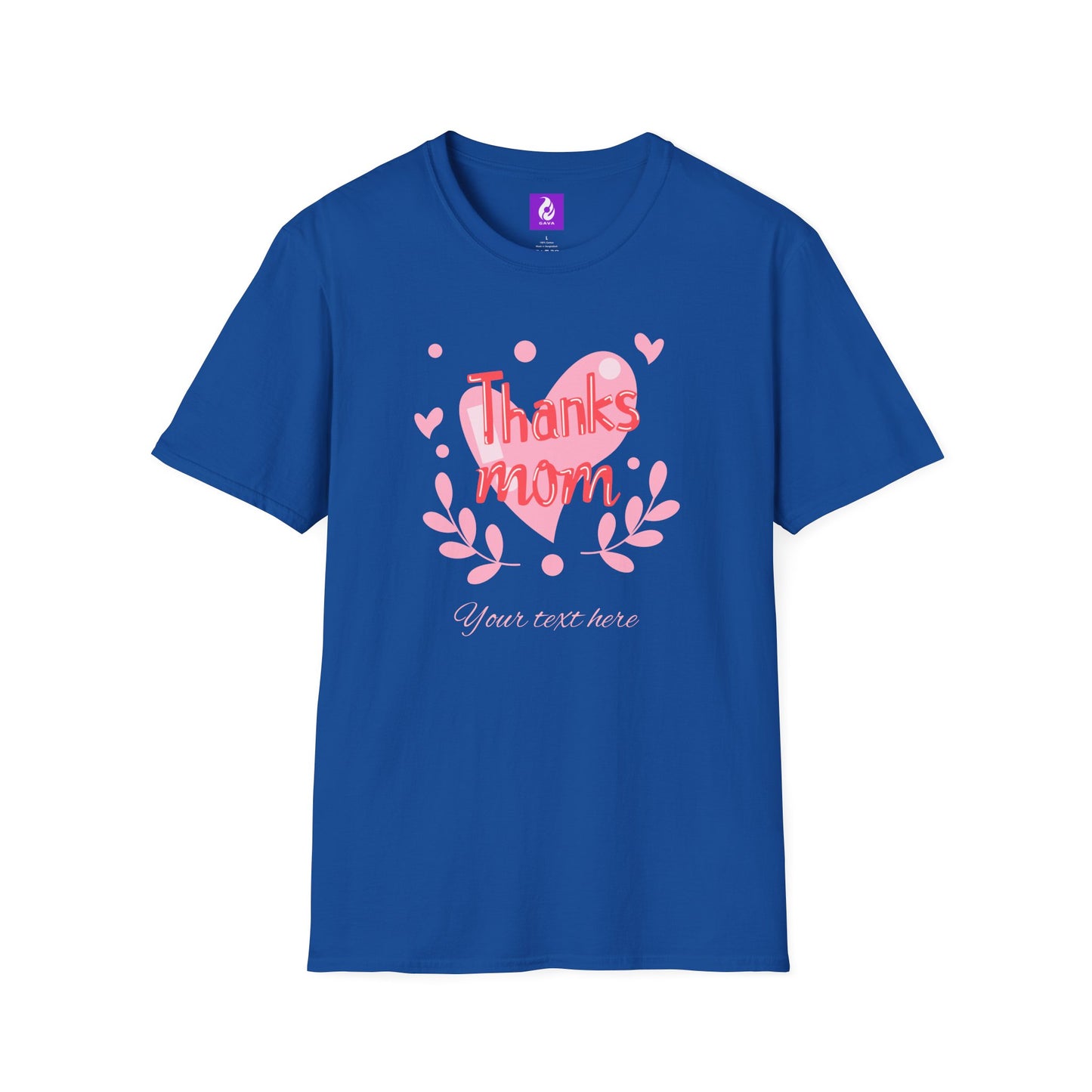 Thanks Mom Super Mom Unisex Softstyle T-Shirt - Perfect Gift for Mother's Day