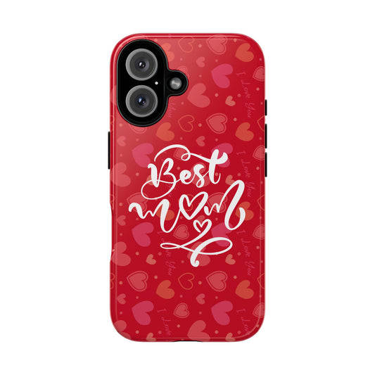 Best Mom Heart Phone Case - Tough and Stylish