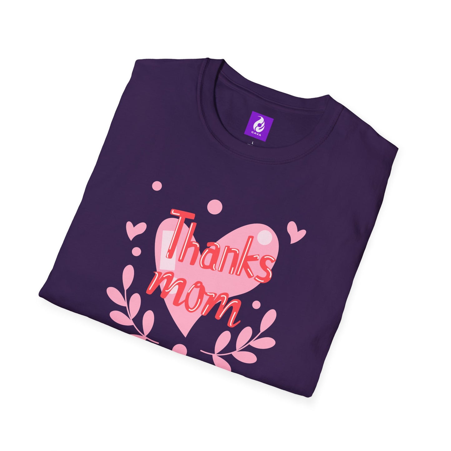 Thanks Mom Super Mom Unisex Softstyle T-Shirt - Perfect Gift for Mother's Day