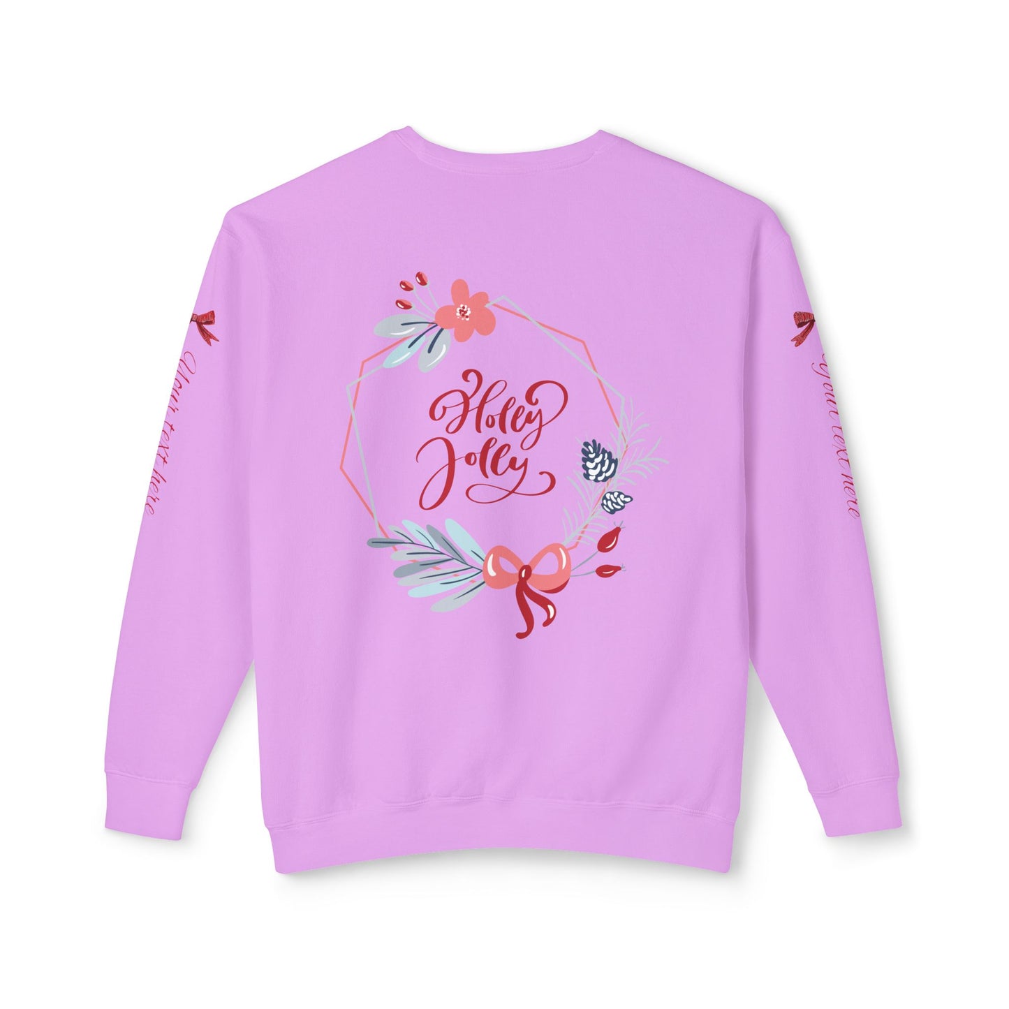 Personalized Hand-Designed Crewneck Sweatshirt – Custom Art, Image & Text by Gava Studio