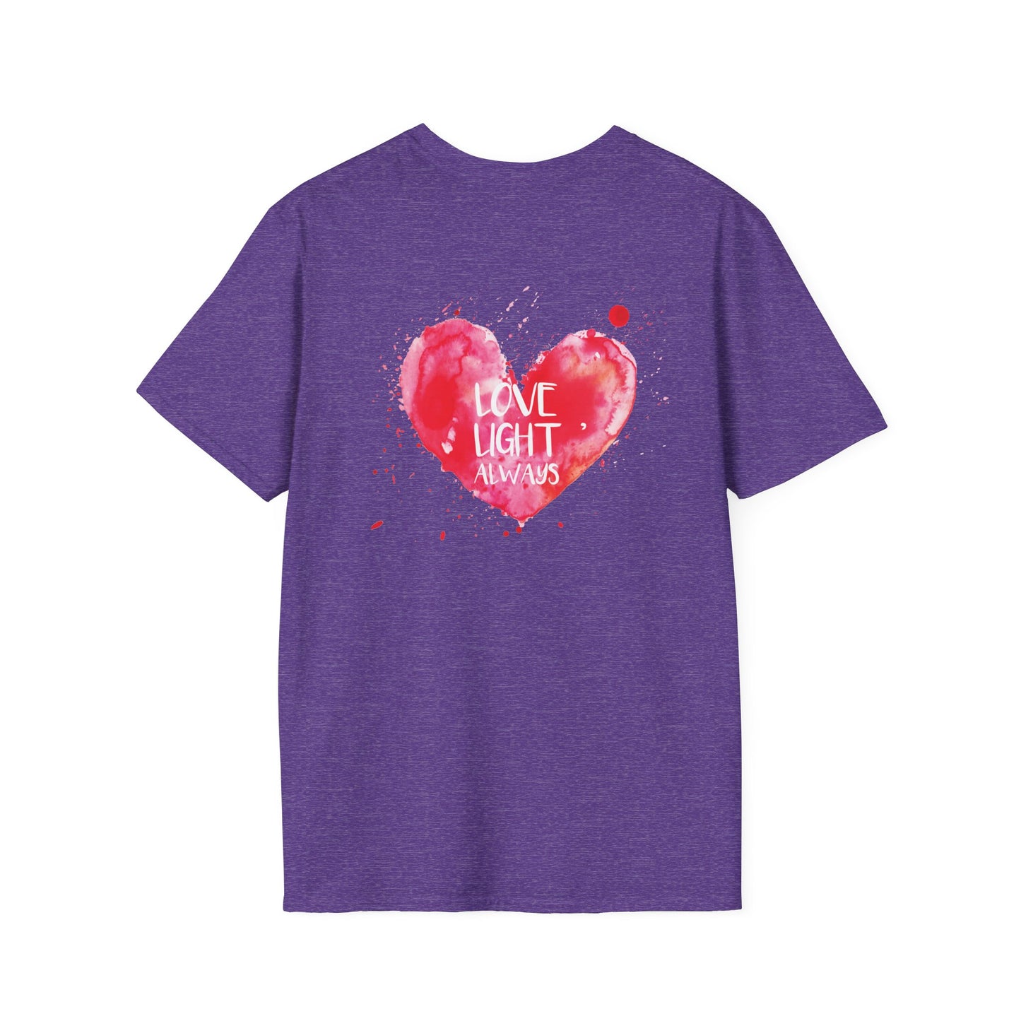 Personalized Birthday Love Heart Unisex T-Shirt – Softstyle Tee with Custom Name