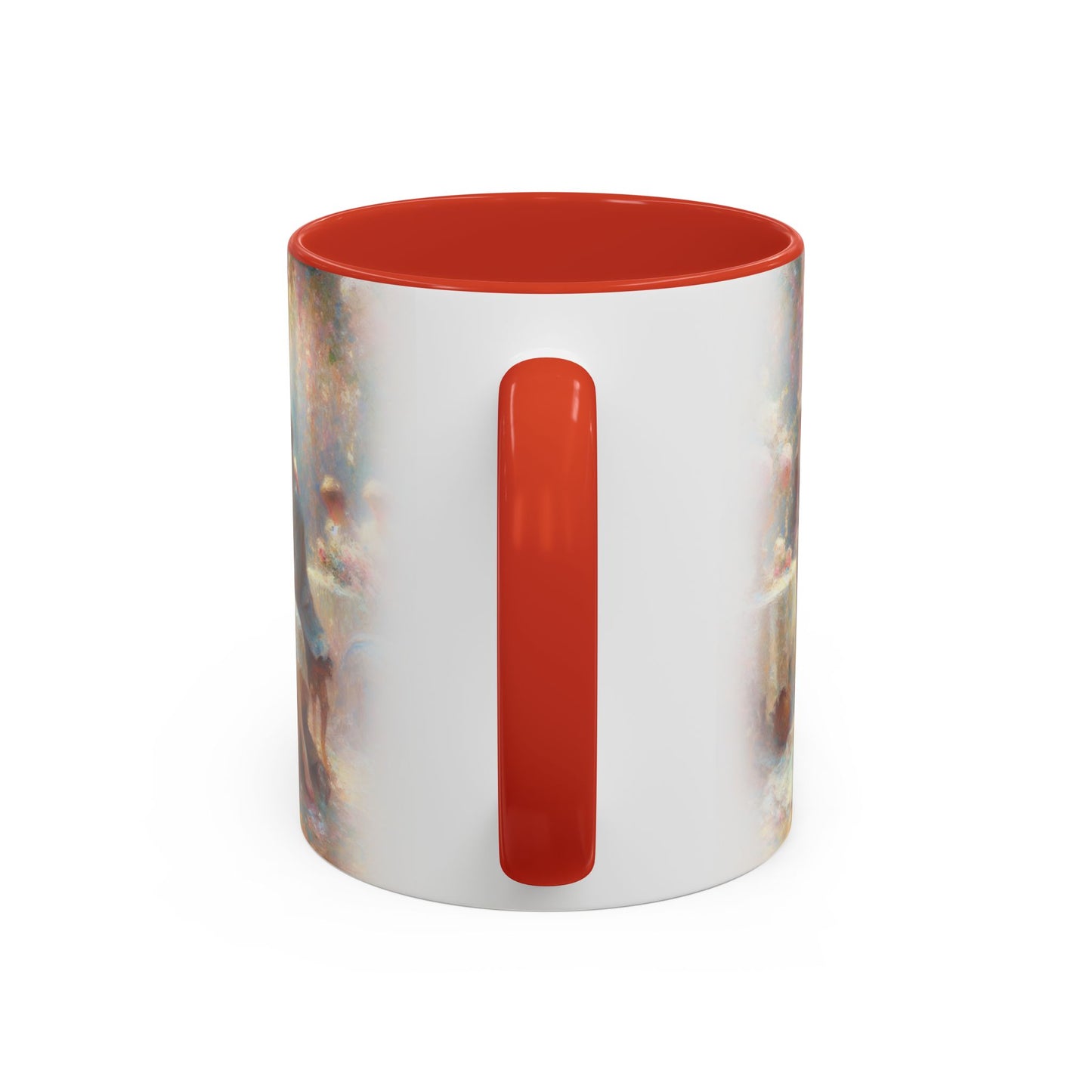 Romantic Floral Accent Coffee Mug - Perfect for Couples and Special Occasions