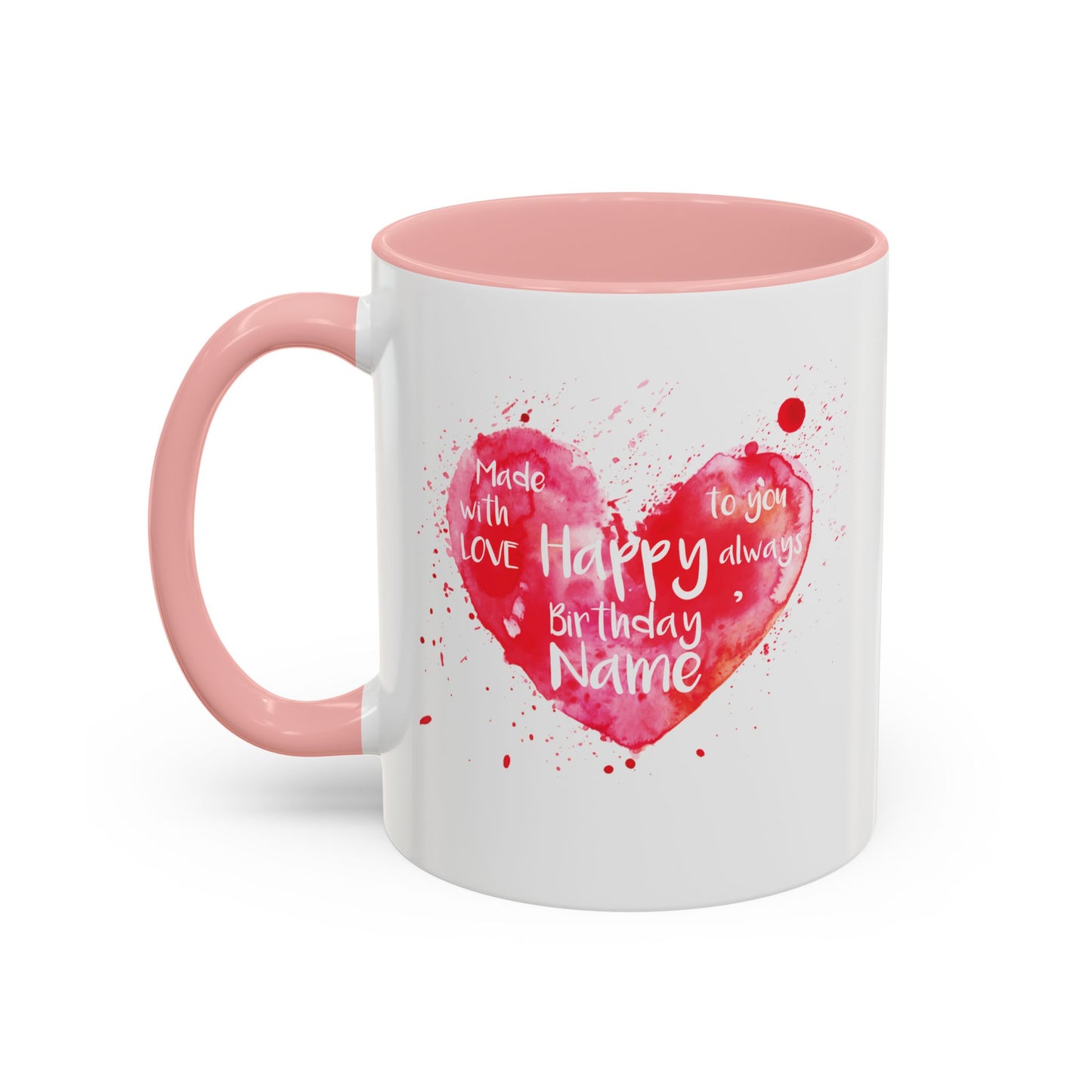 Love Light Always Heart Mug for Coffee Lovers - 11oz & 15oz