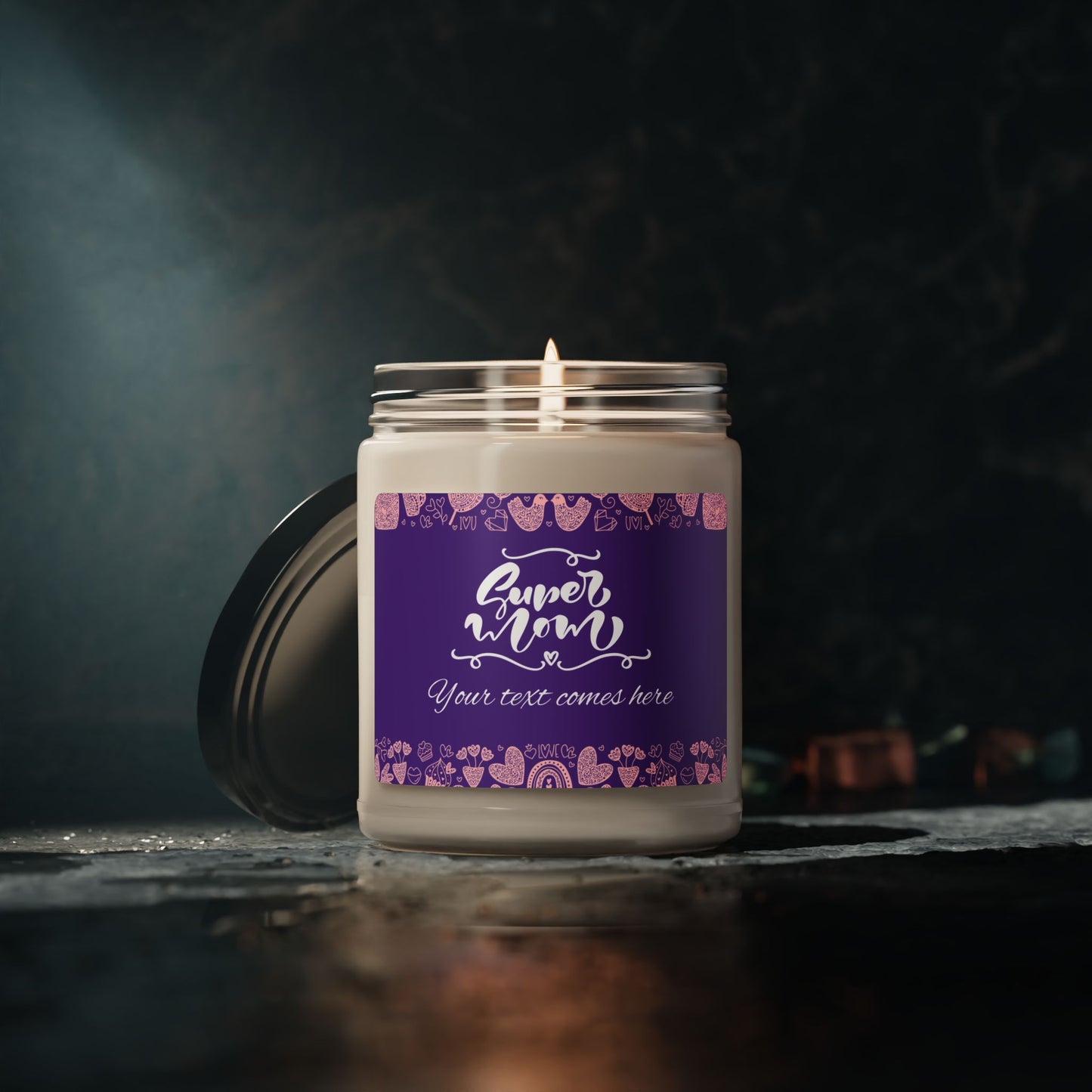 Super Mom Scented Soy Candle - 9oz Gift for Mother's Day