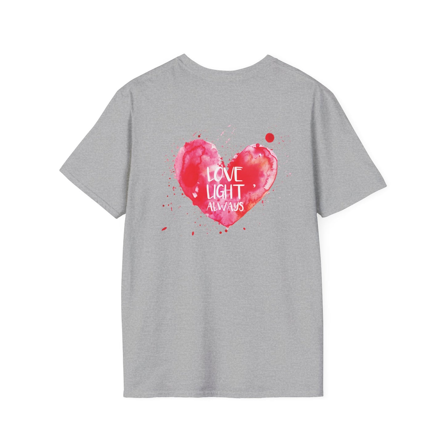 Personalized Birthday Love Heart Unisex T-Shirt – Softstyle Tee with Custom Name