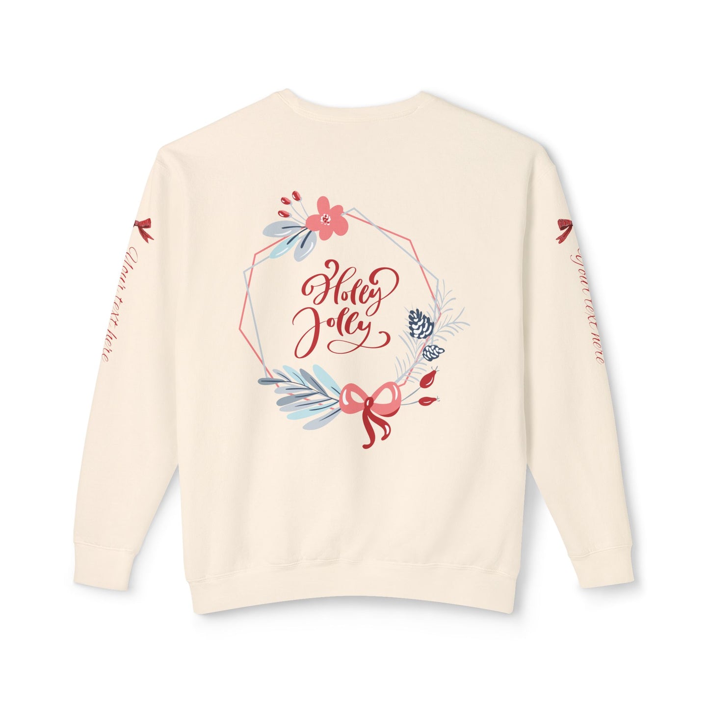 Personalized Hand-Designed Crewneck Sweatshirt – Custom Art, Image & Text by Gava Studio