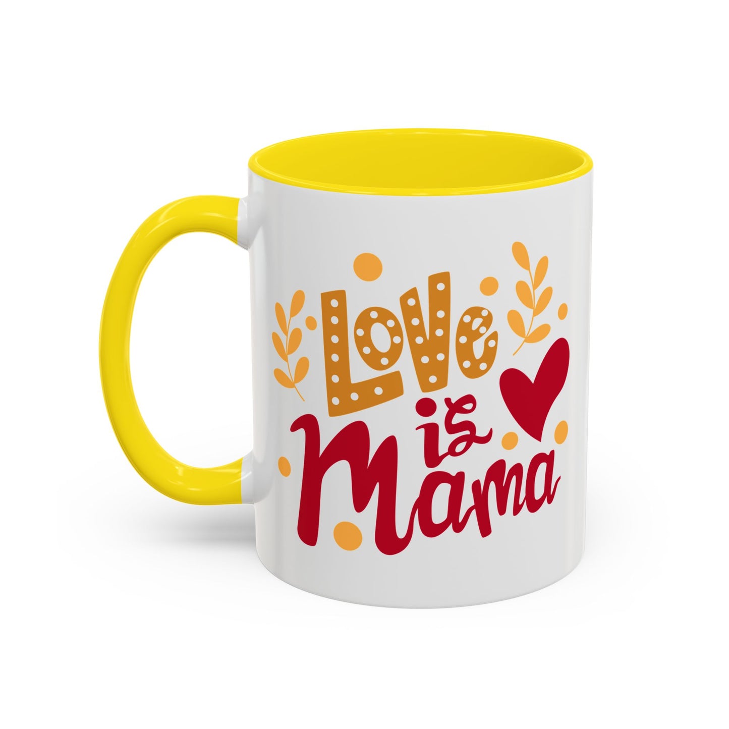 Thanks Mom Accent Coffee Mug - 11oz & 15oz - Perfect Gift for Mother's Day & Every Day