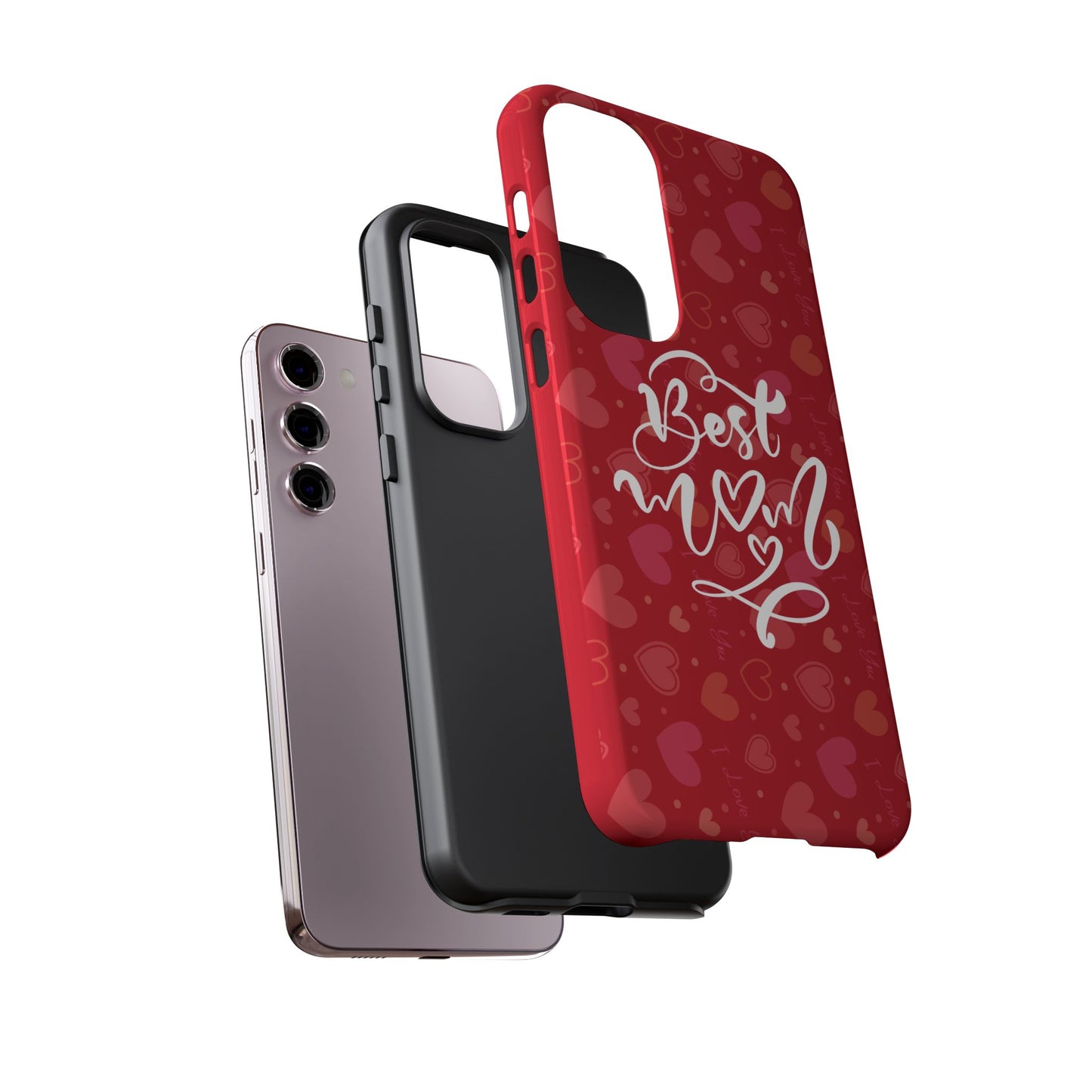 Best Mom Heart Phone Case - Tough and Stylish