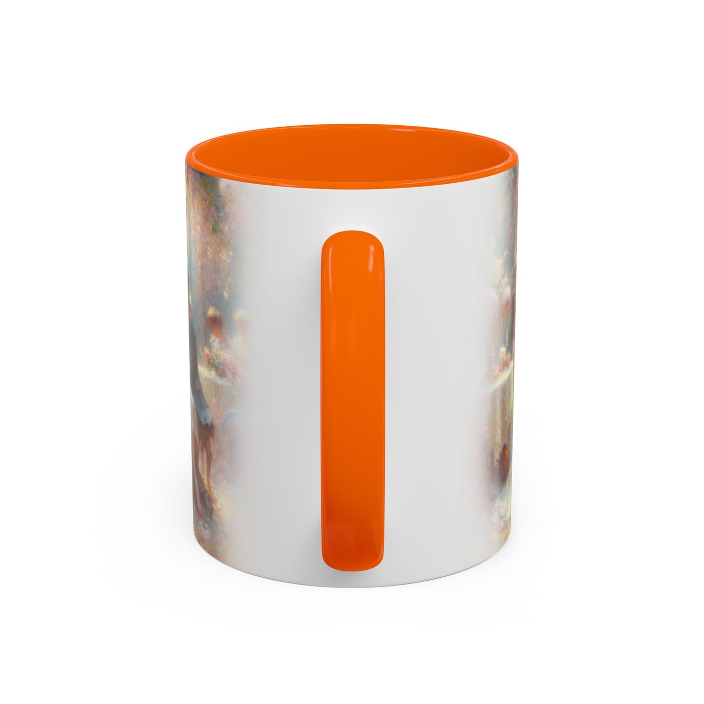 Romantic Floral Accent Coffee Mug - Perfect for Couples and Special Occasions