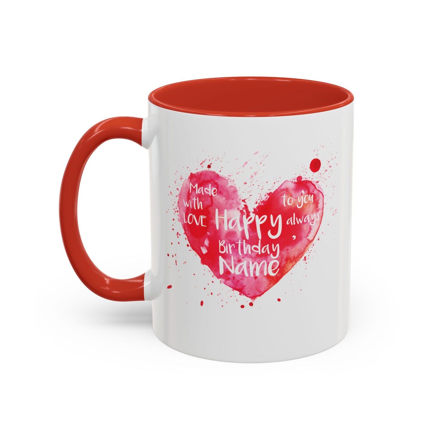 Love Light Always Heart Mug for Coffee Lovers - 11oz & 15oz