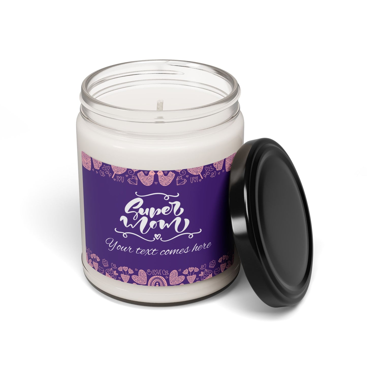 Super Mom Scented Soy Candle - 9oz Gift for Mother's Day