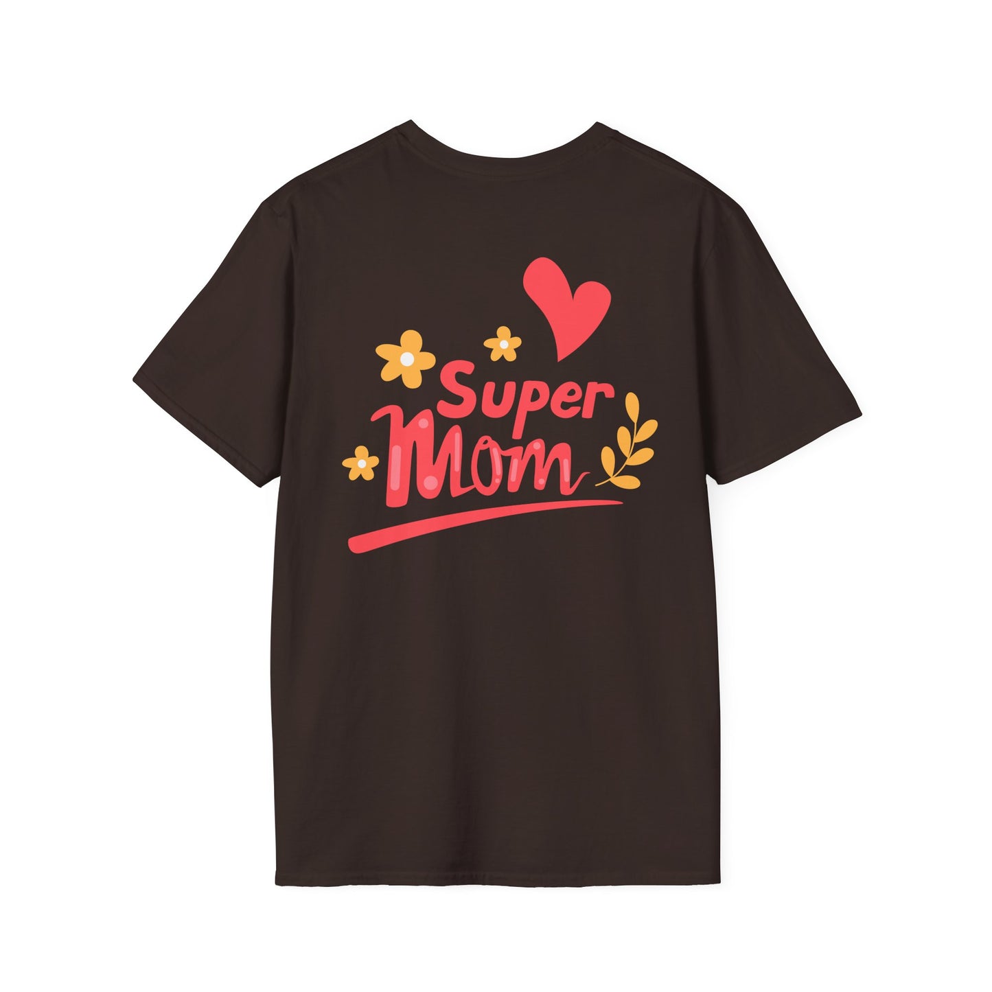 Thanks Mom Super Mom Unisex Softstyle T-Shirt - Perfect Gift for Mother's Day