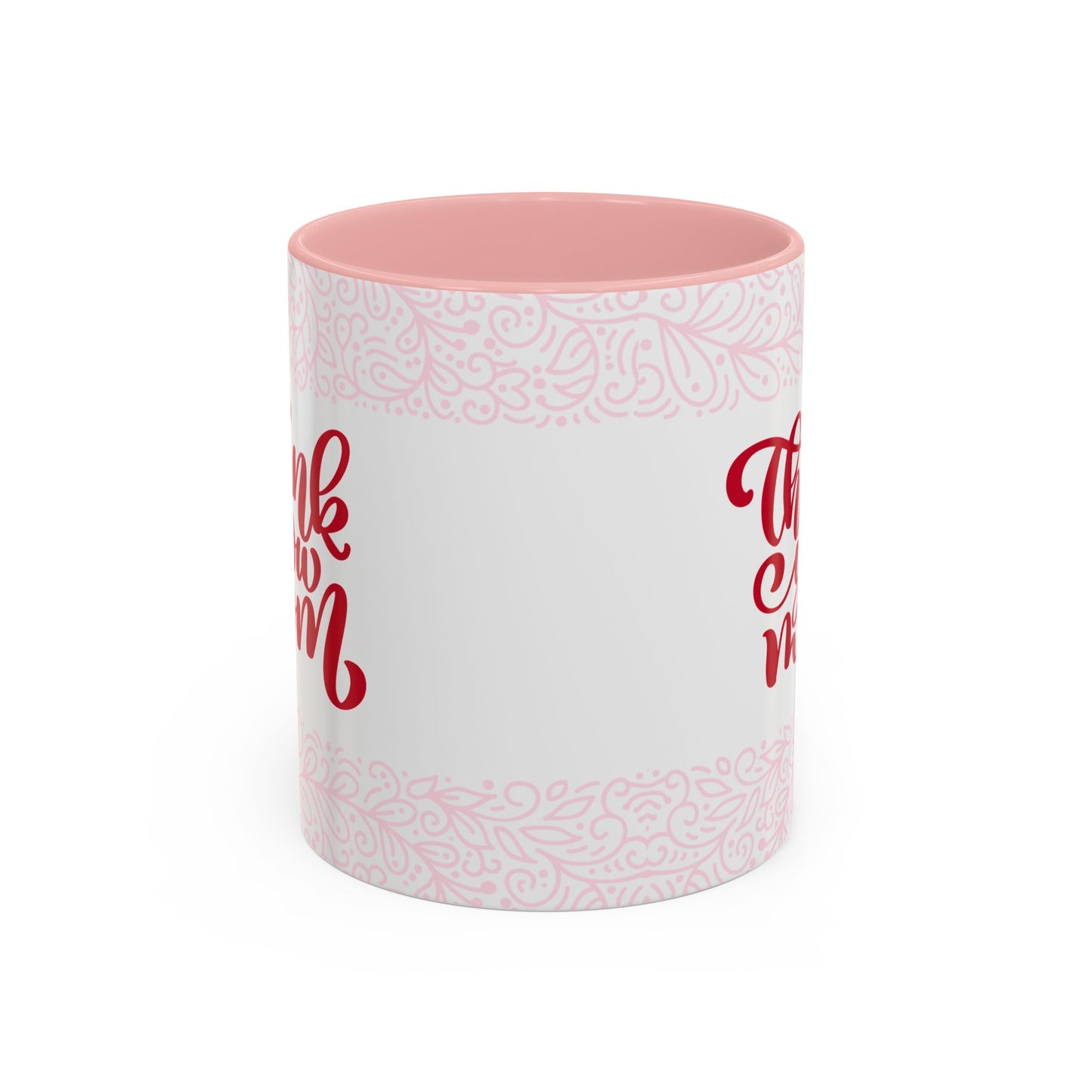Thank You Mom Accent Coffee Mug - Perfect Gift for Mother's Day