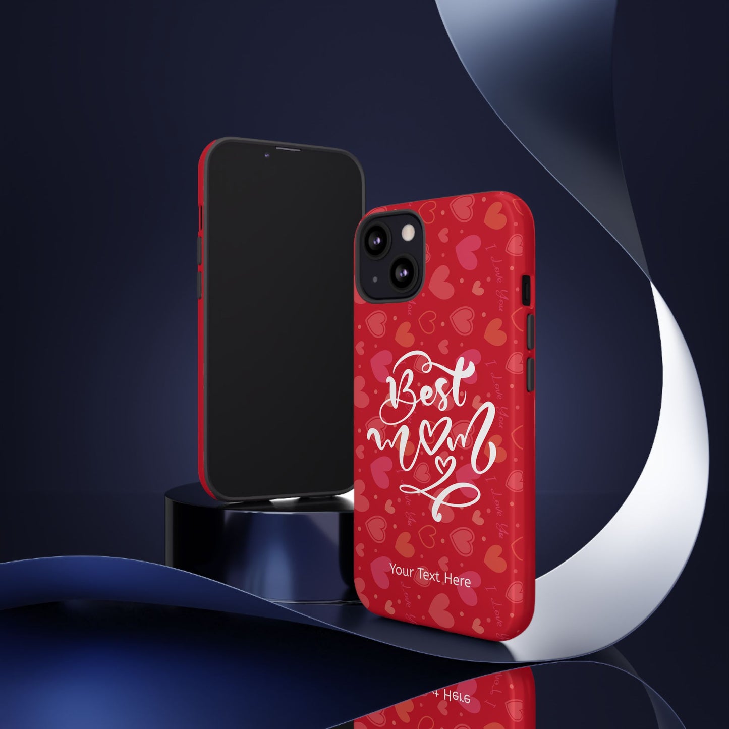 Best Mom Heart Phone Case - Tough and Stylish