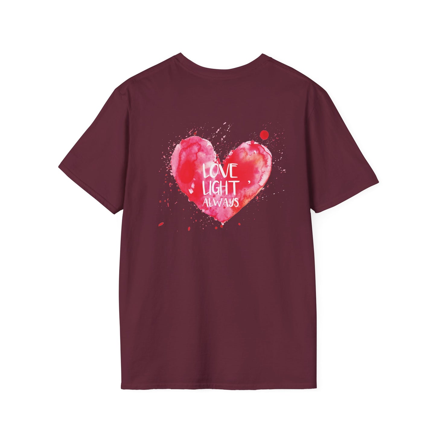 Personalized Birthday Love Heart Unisex T-Shirt – Softstyle Tee with Custom Name