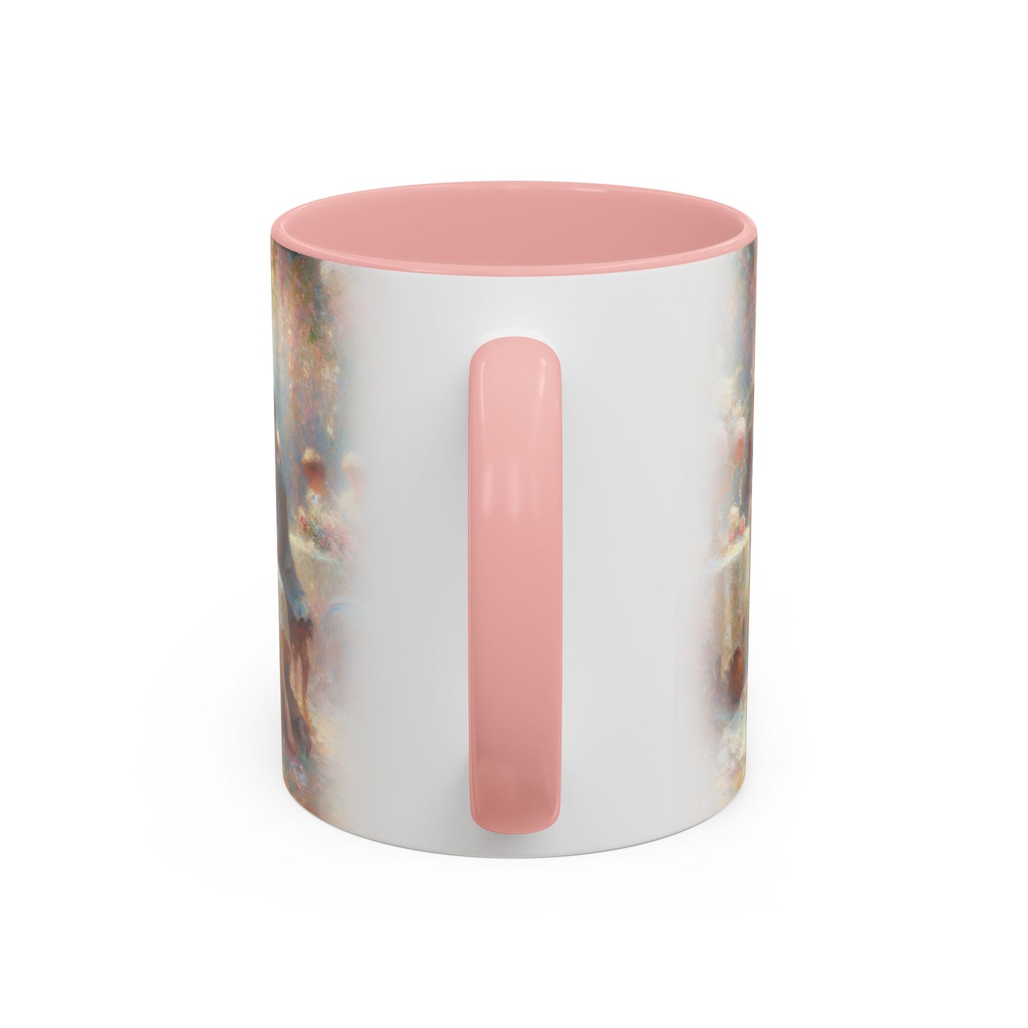 Romantic Floral Accent Coffee Mug - Perfect for Couples and Special Occasions