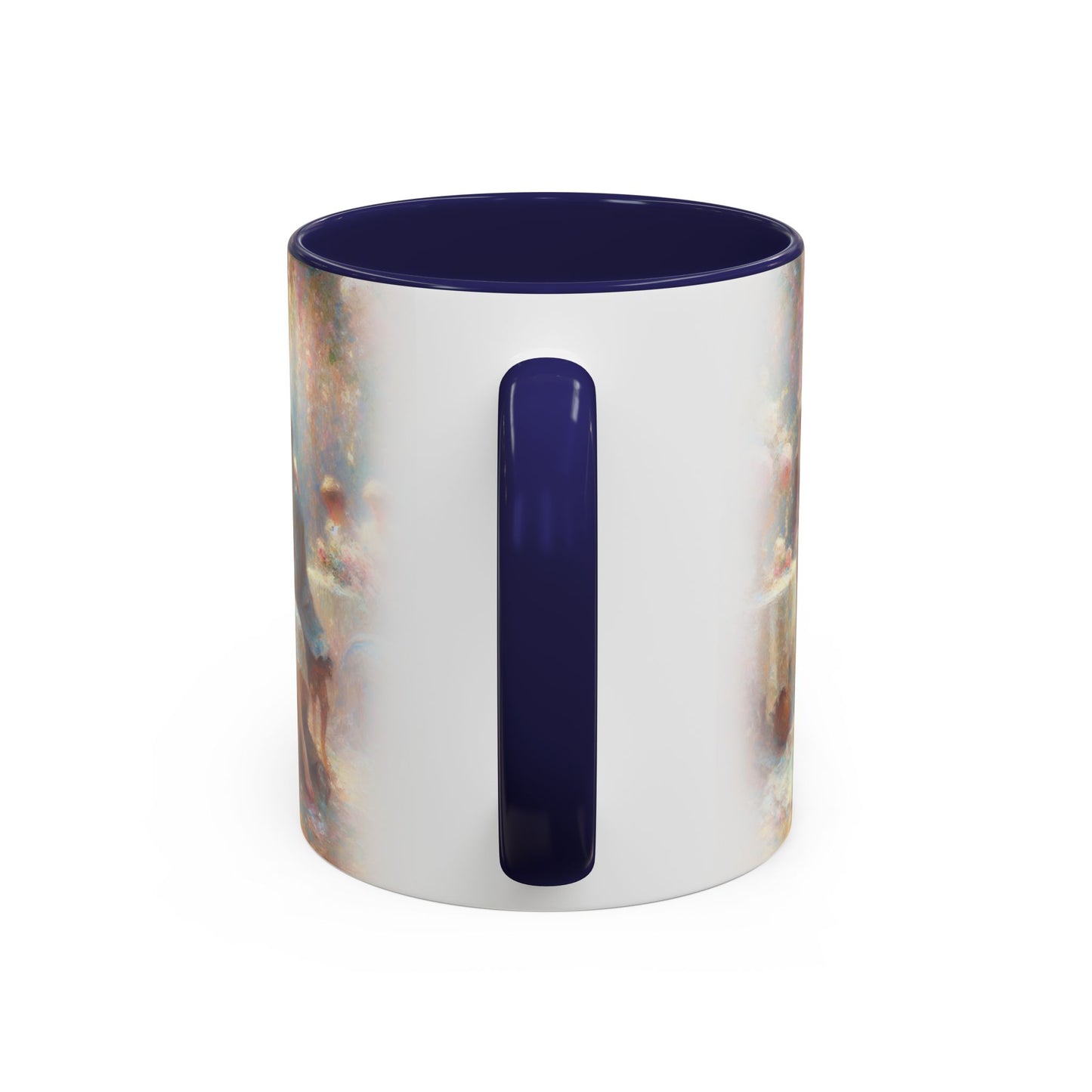Romantic Floral Accent Coffee Mug - Perfect for Couples and Special Occasions