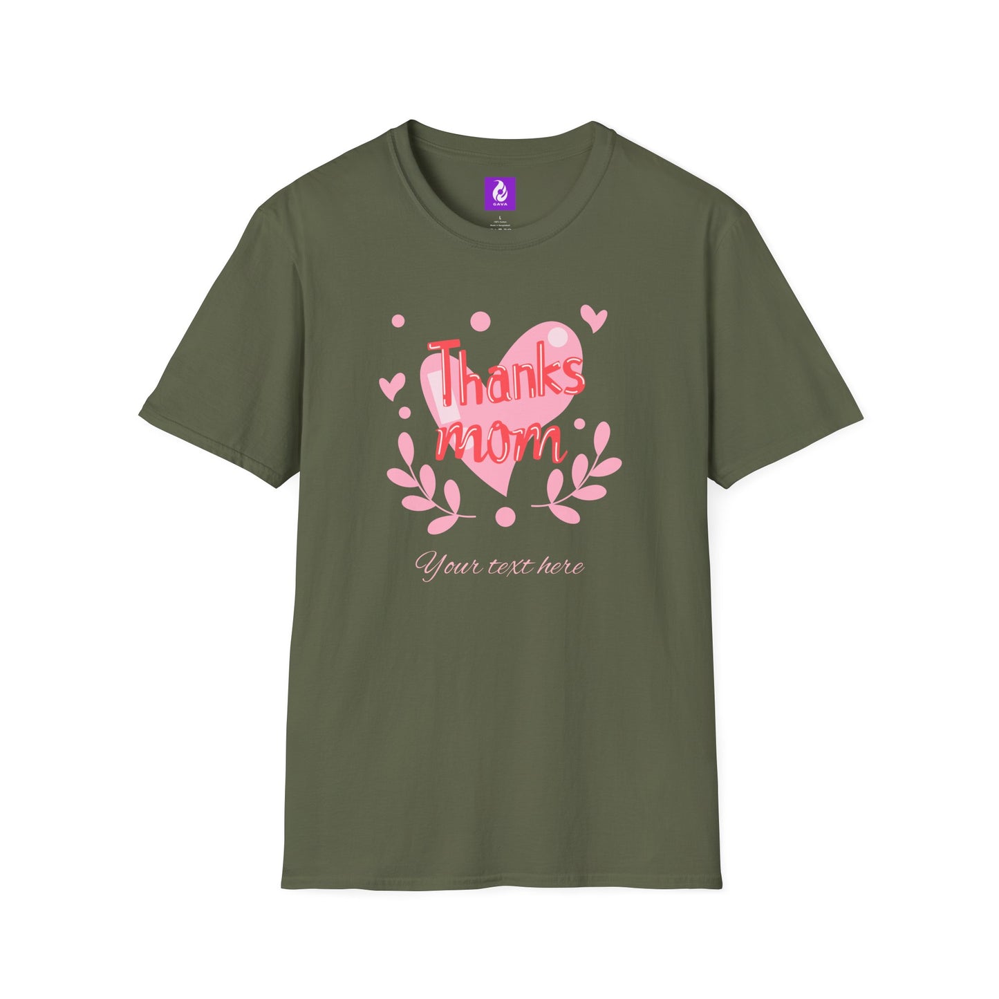 Thanks Mom Super Mom Unisex Softstyle T-Shirt - Perfect Gift for Mother's Day