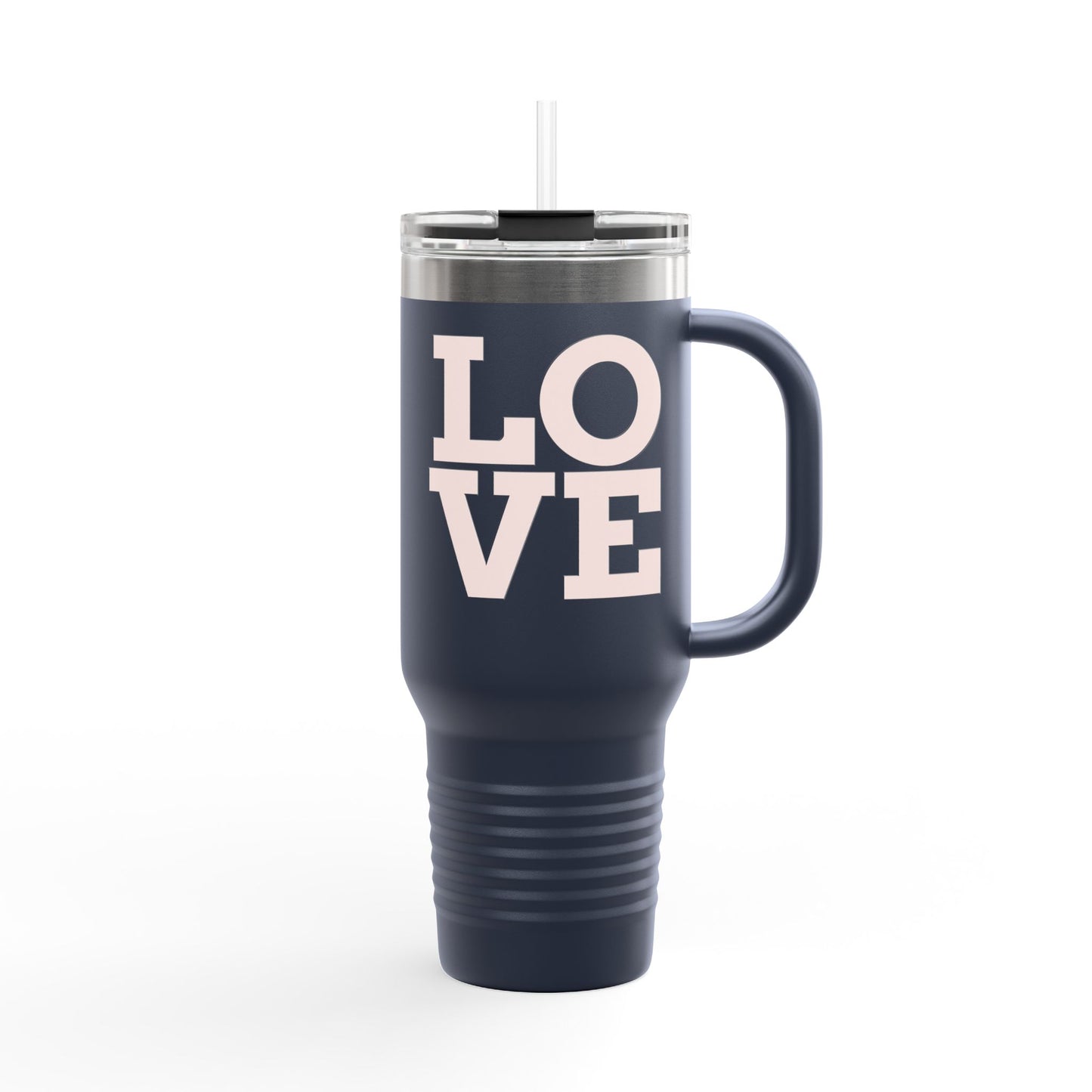 Insulated Travel Mug - 40oz Love Design for Coffee Lovers