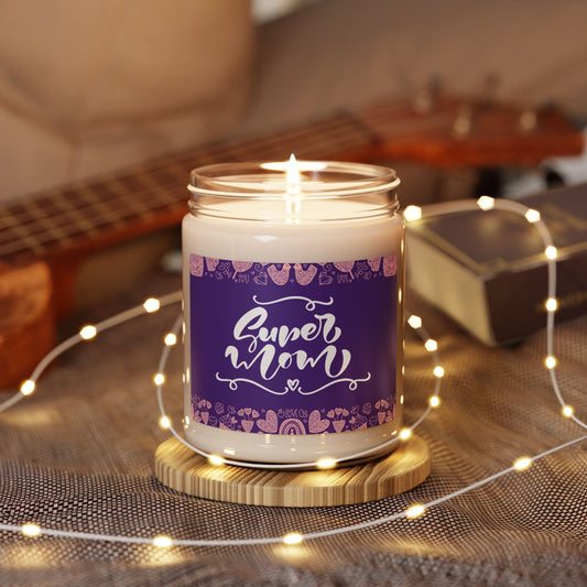 Super Mom Scented Soy Candle - 9oz Gift for Mother's Day