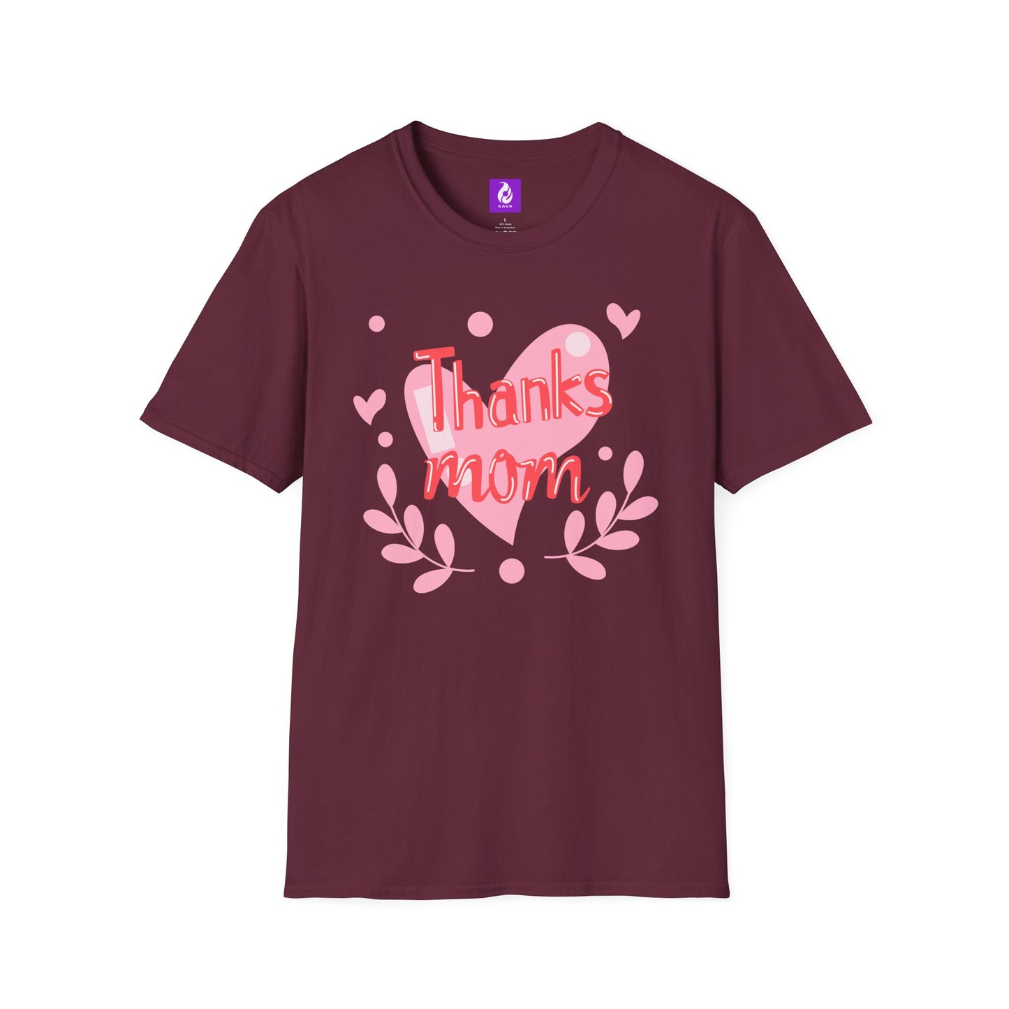 Thanks Mom Super Mom Unisex Softstyle T-Shirt - Perfect Gift for Mother's Day