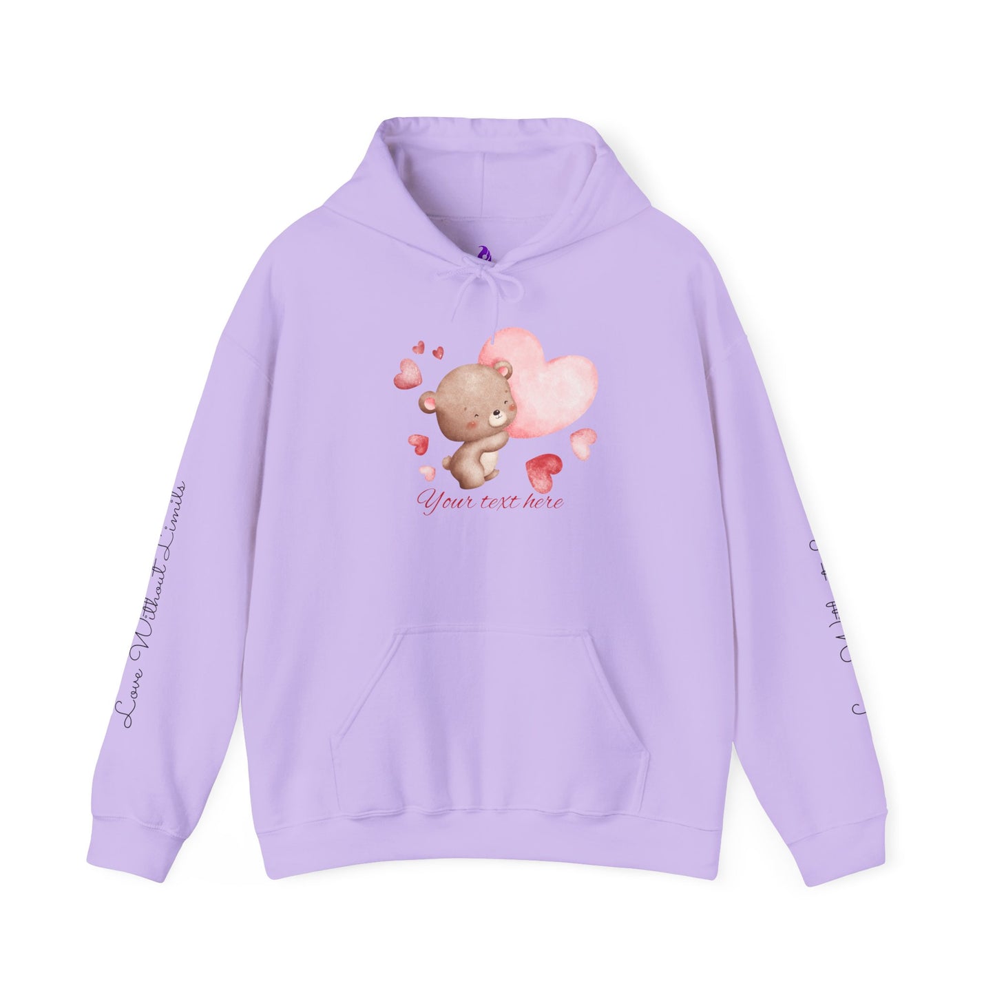 Cute Love Bear Hoodie - Perfect for Valentine's Day & Cozy Comfort