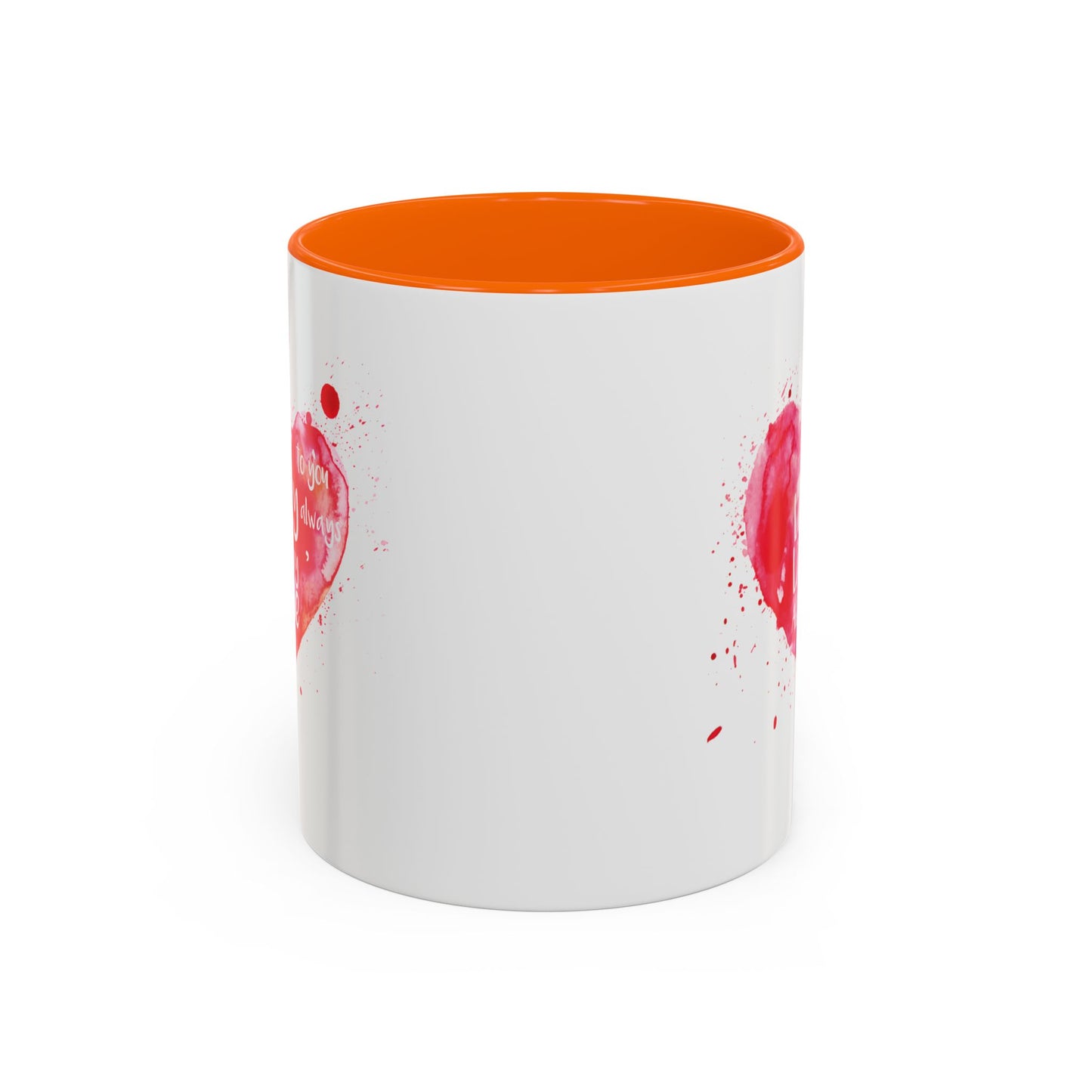 Love Light Always Heart Mug for Coffee Lovers - 11oz & 15oz