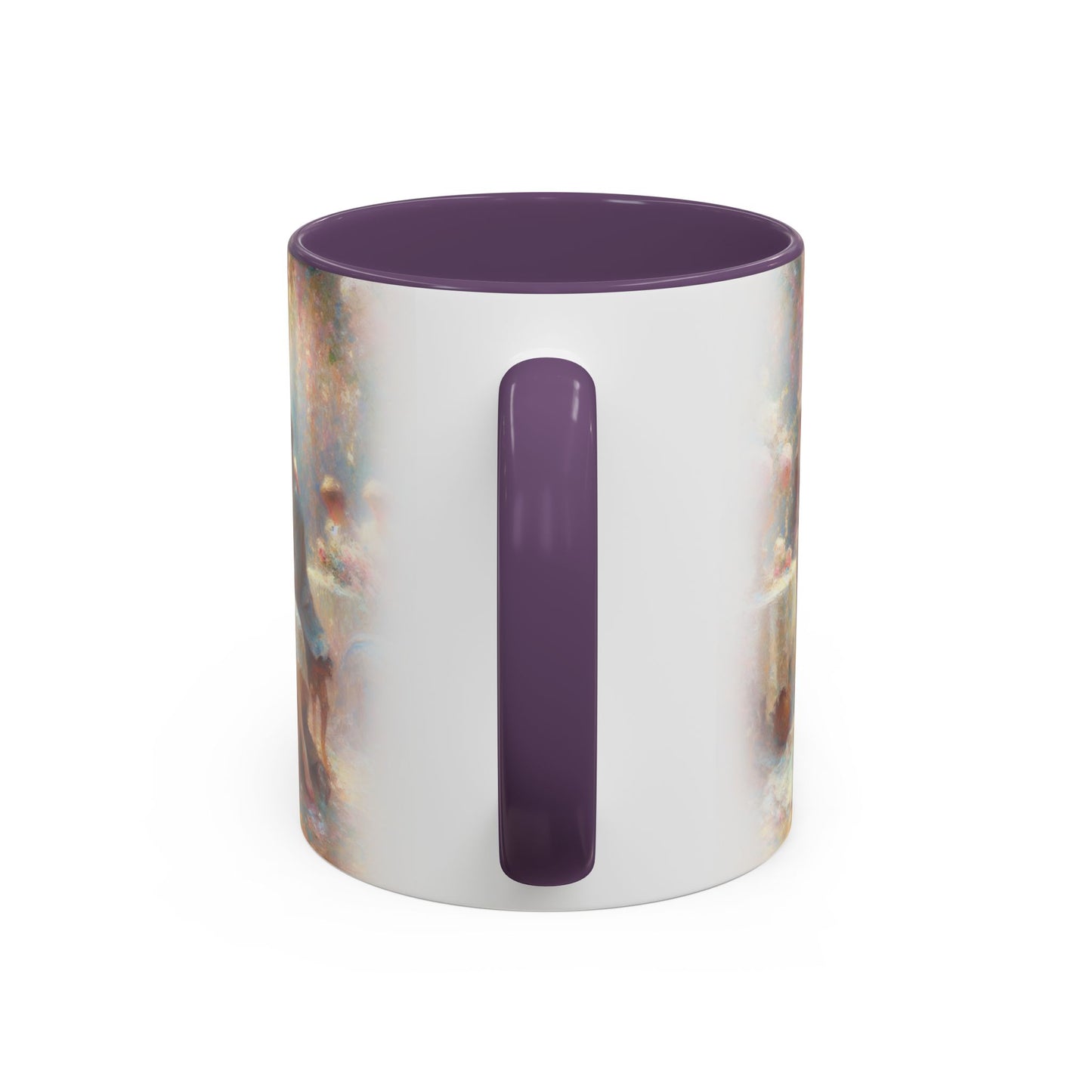 Romantic Floral Accent Coffee Mug - Perfect for Couples and Special Occasions