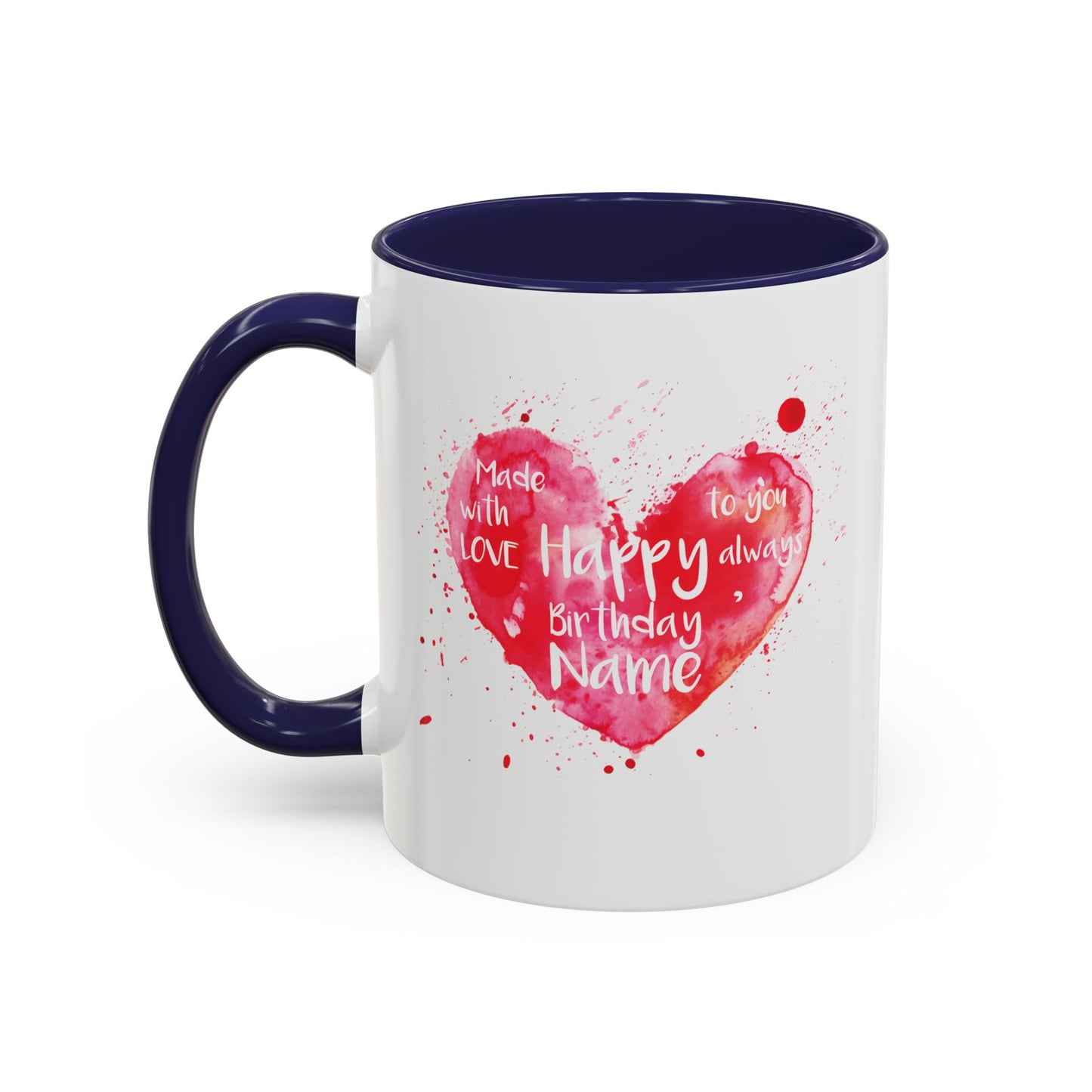Love Light Always Heart Mug for Coffee Lovers - 11oz & 15oz