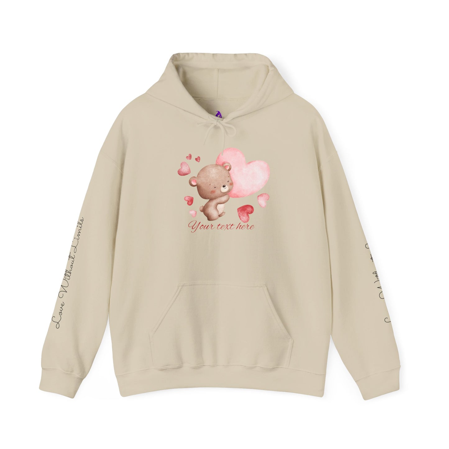 Cute Love Bear Hoodie - Perfect for Valentine's Day & Cozy Comfort