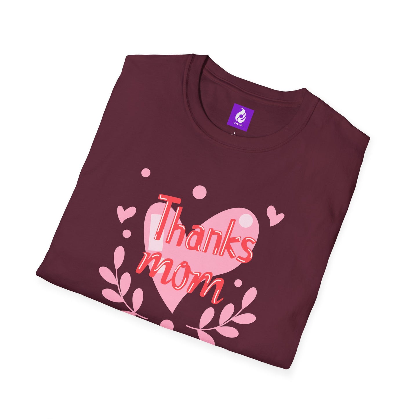 Thanks Mom Super Mom Unisex Softstyle T-Shirt - Perfect Gift for Mother's Day