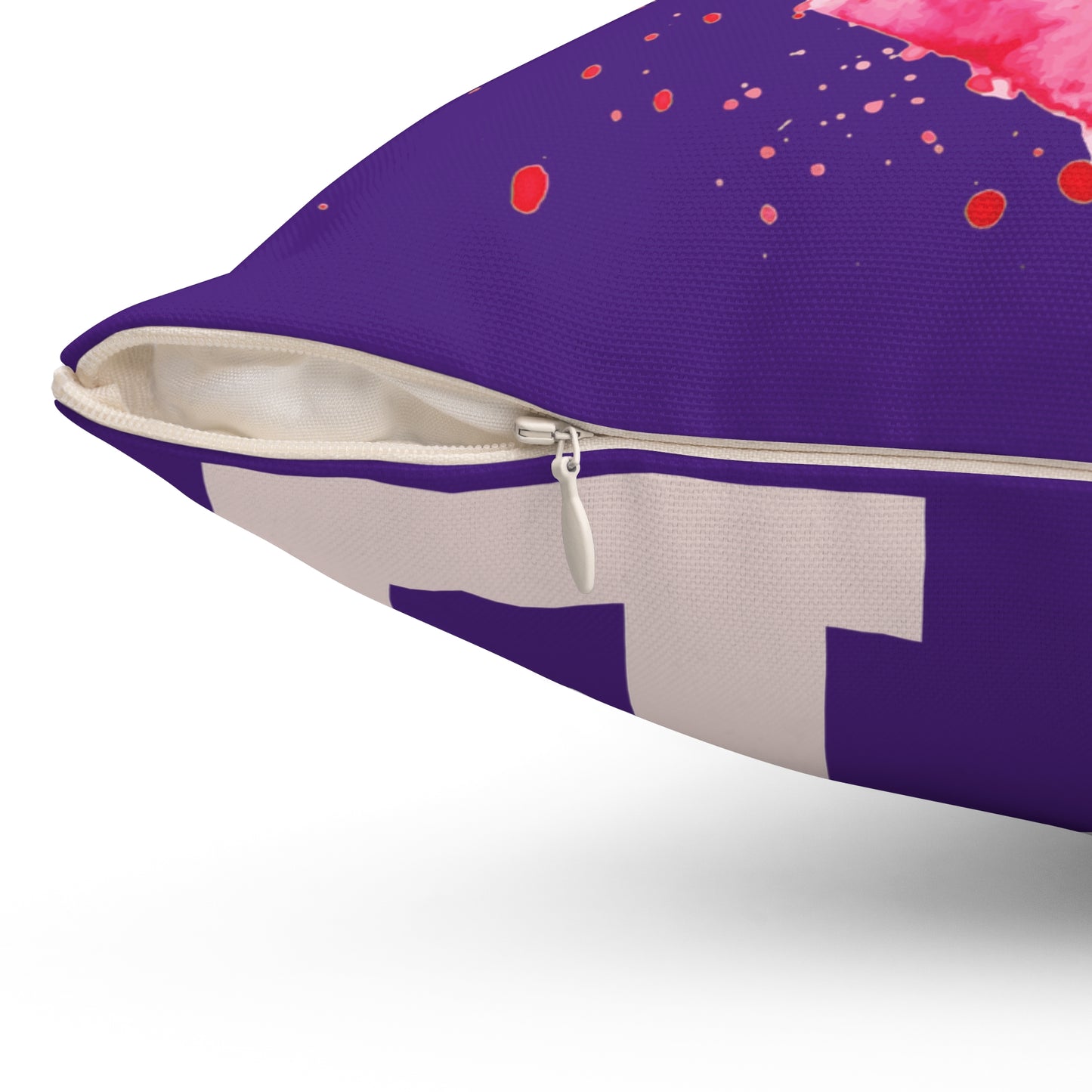 Personalized Love Birthday Pillow - Cozy Spun Polyester Cushion for Celebrations