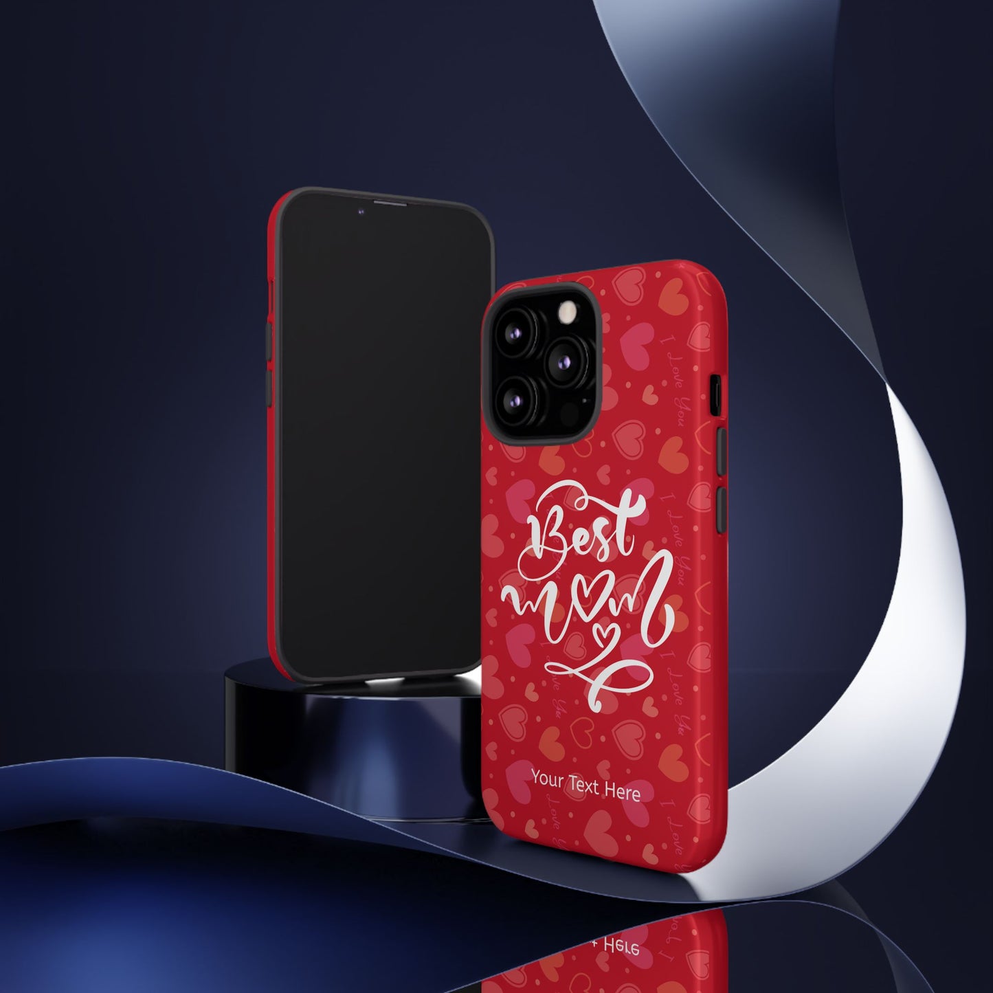 Best Mom Heart Phone Case - Tough and Stylish